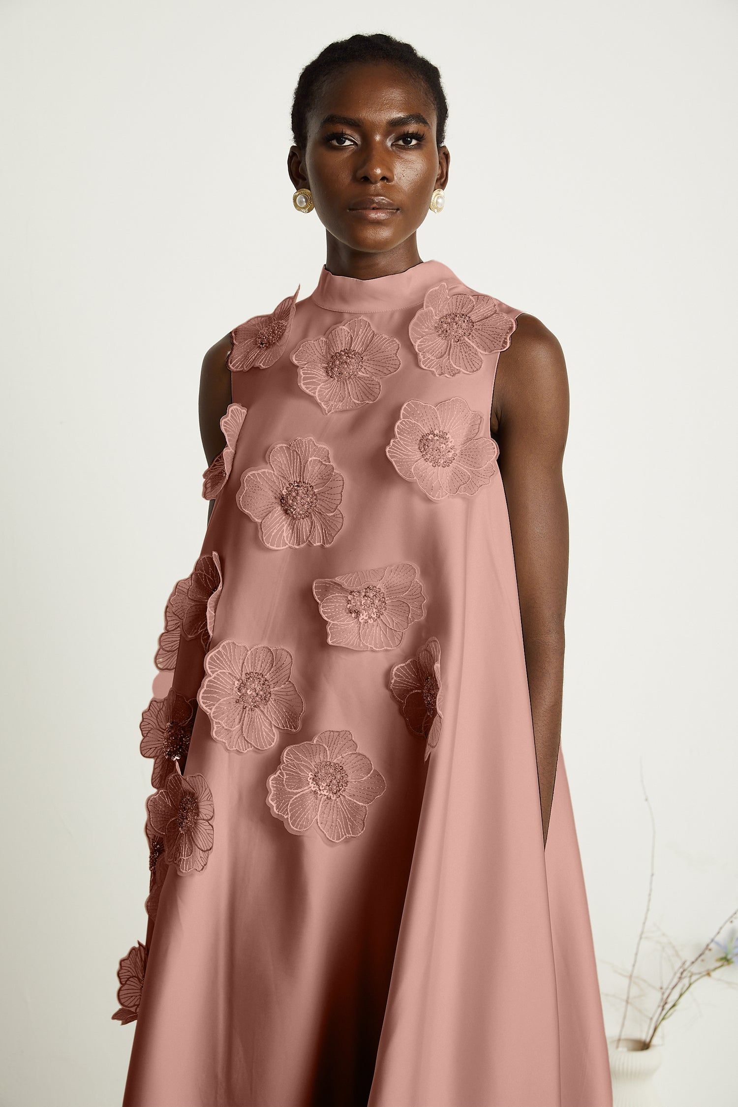 Camille Sleeveless Pencil Midi Dress - Pink main image 0