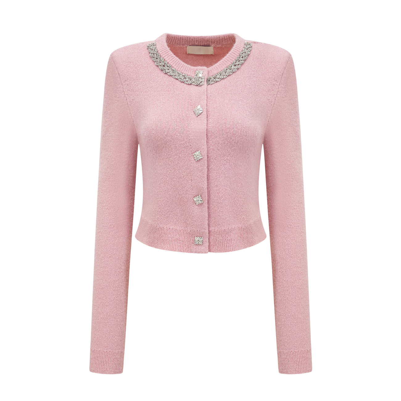 Renée pink embellished jacket & skirt matching set