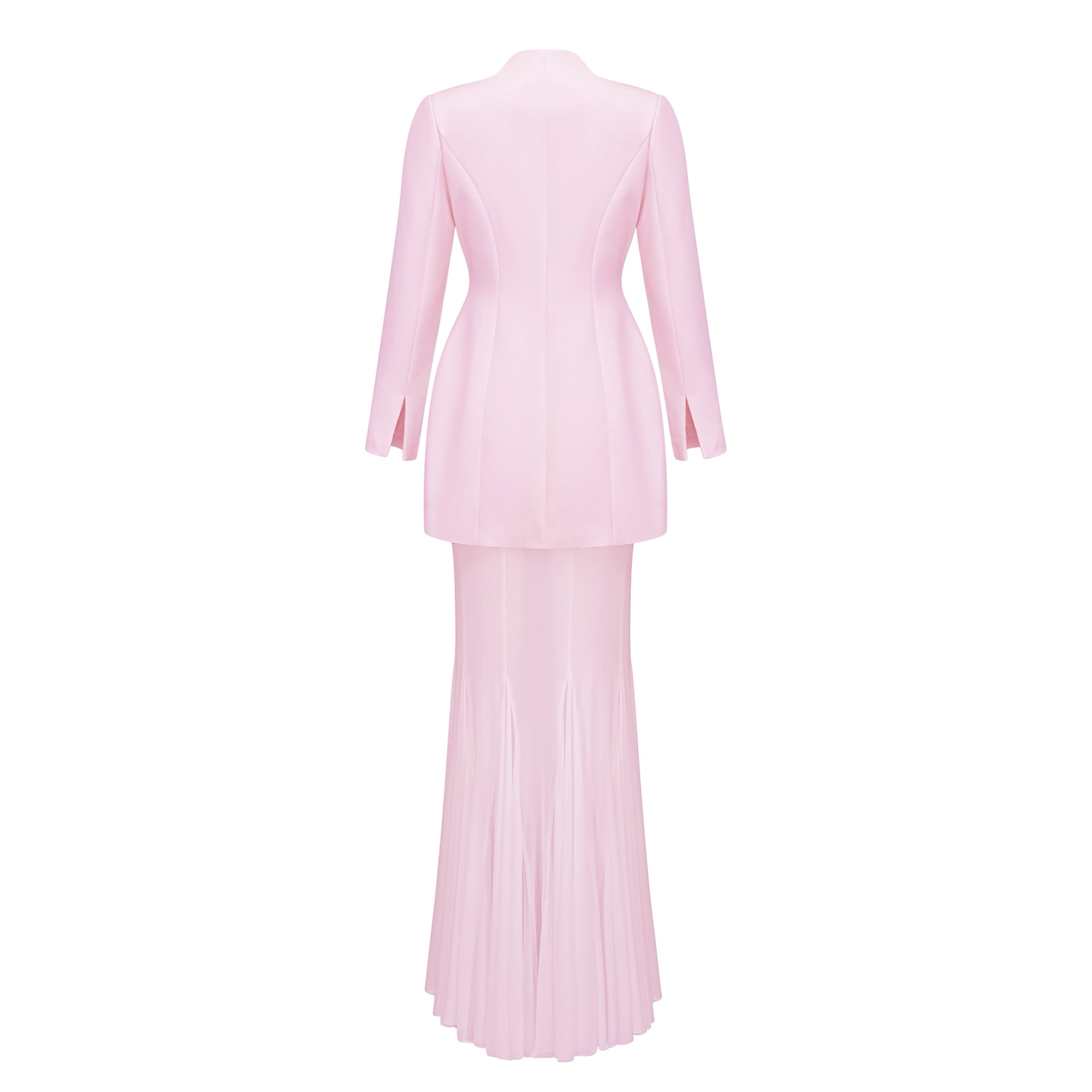 طقم جاكيت وتنورة بتصميم برميل إينورا