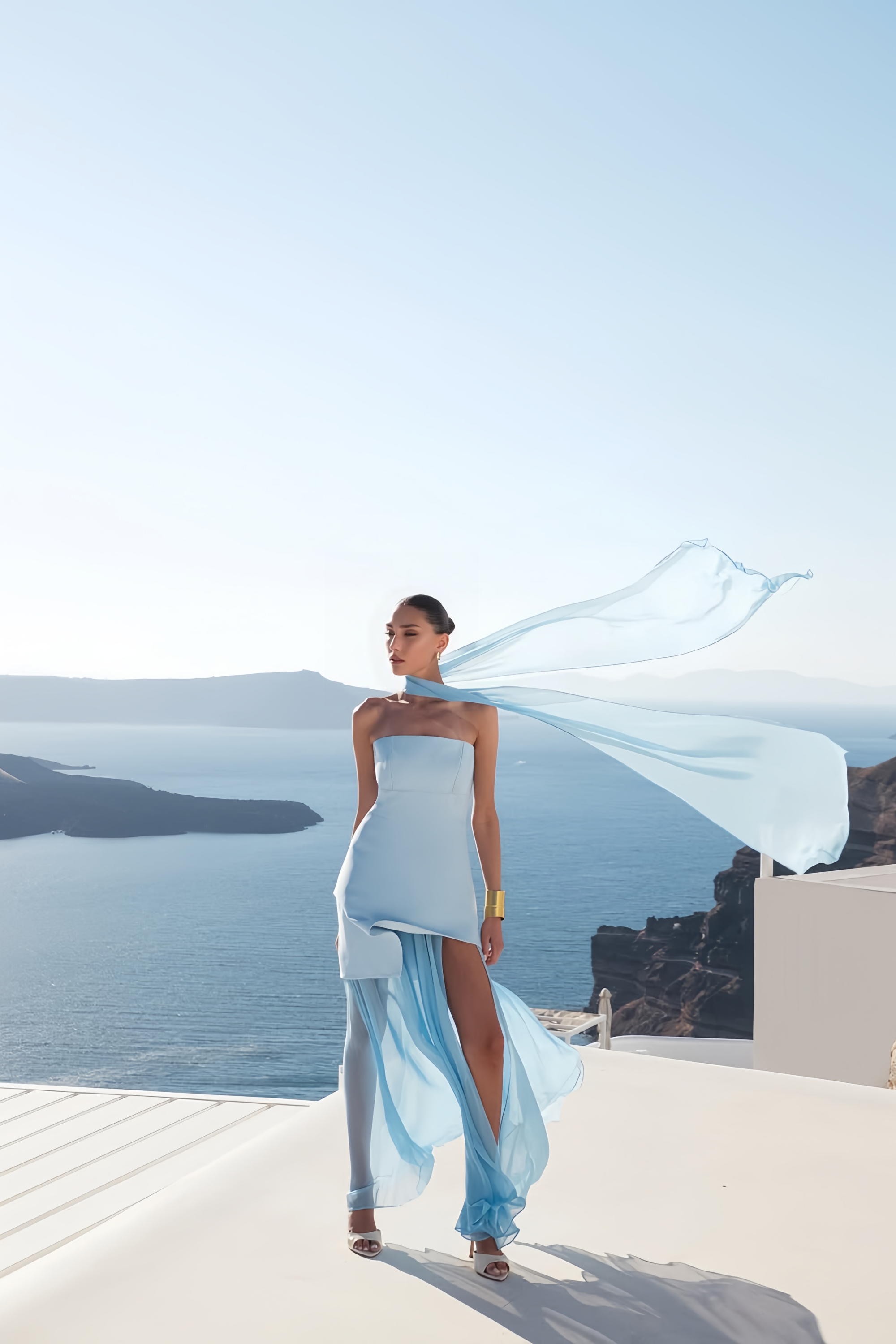 Solène Off-Shoulder Ruched Maxi Gown