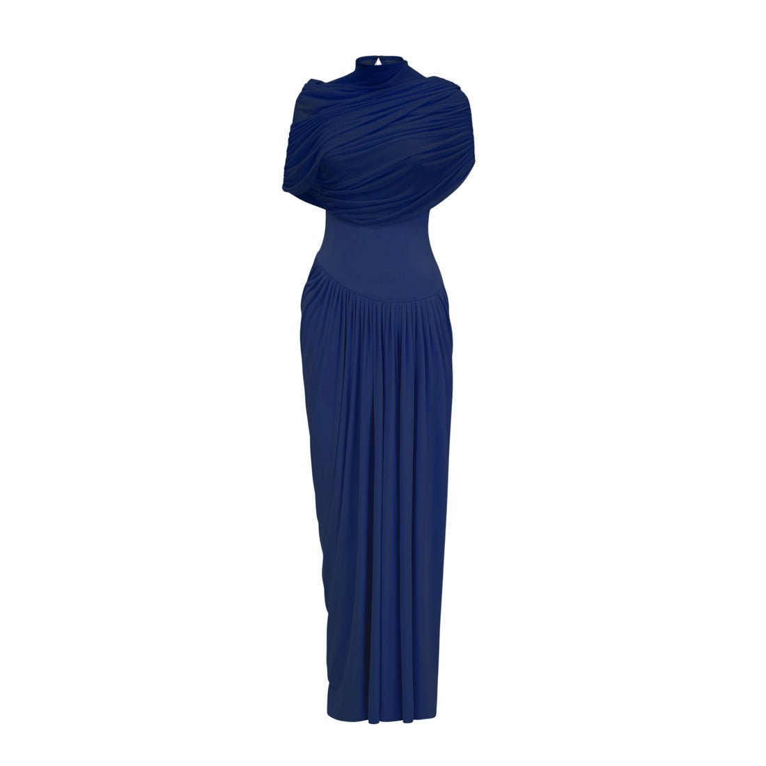 Lilac Draped Asymmetric Maxi Dress Catherine asymmetrical pleated maxi dress in Purple Evening Dress