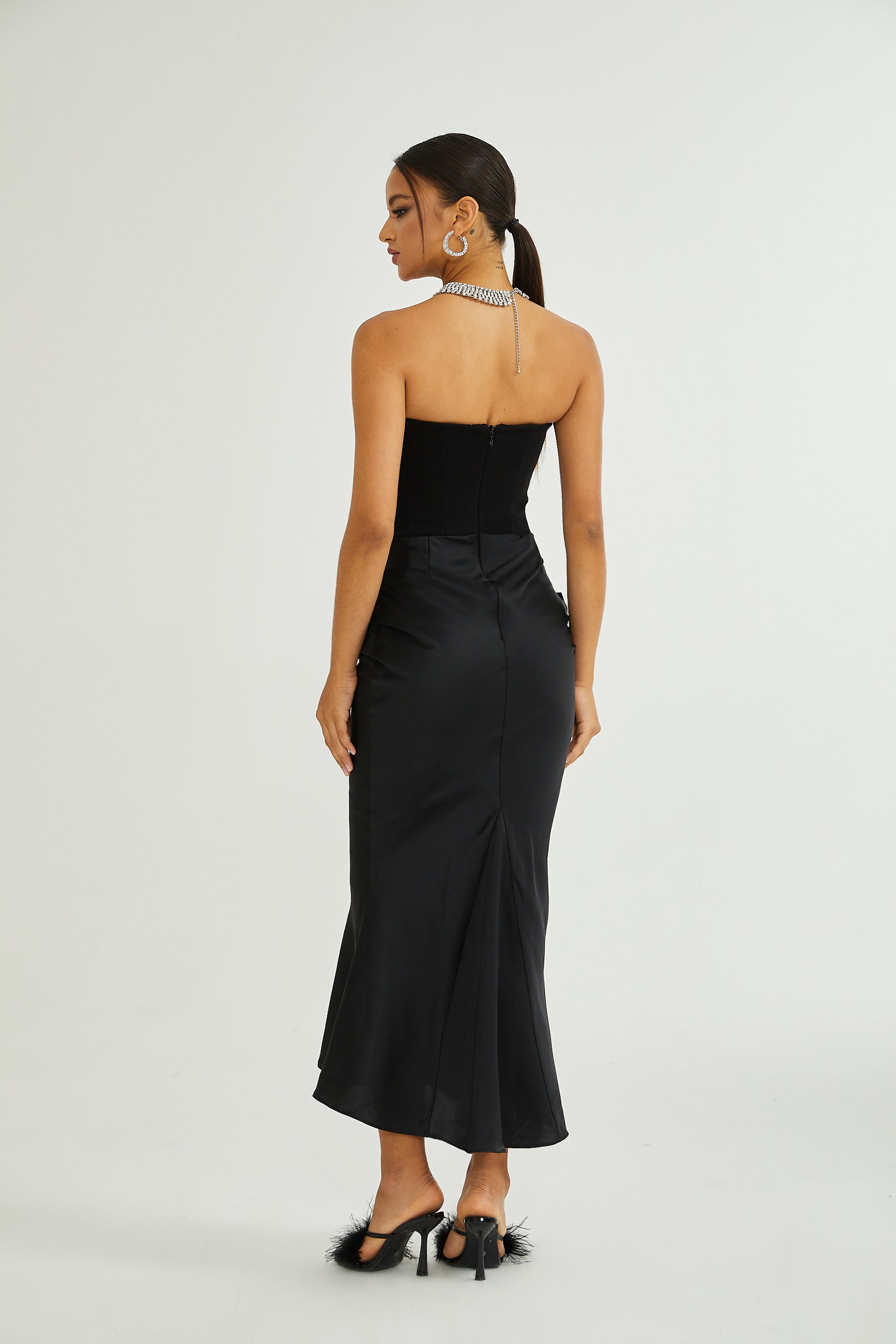 Aurore off-shoulder maxi dress