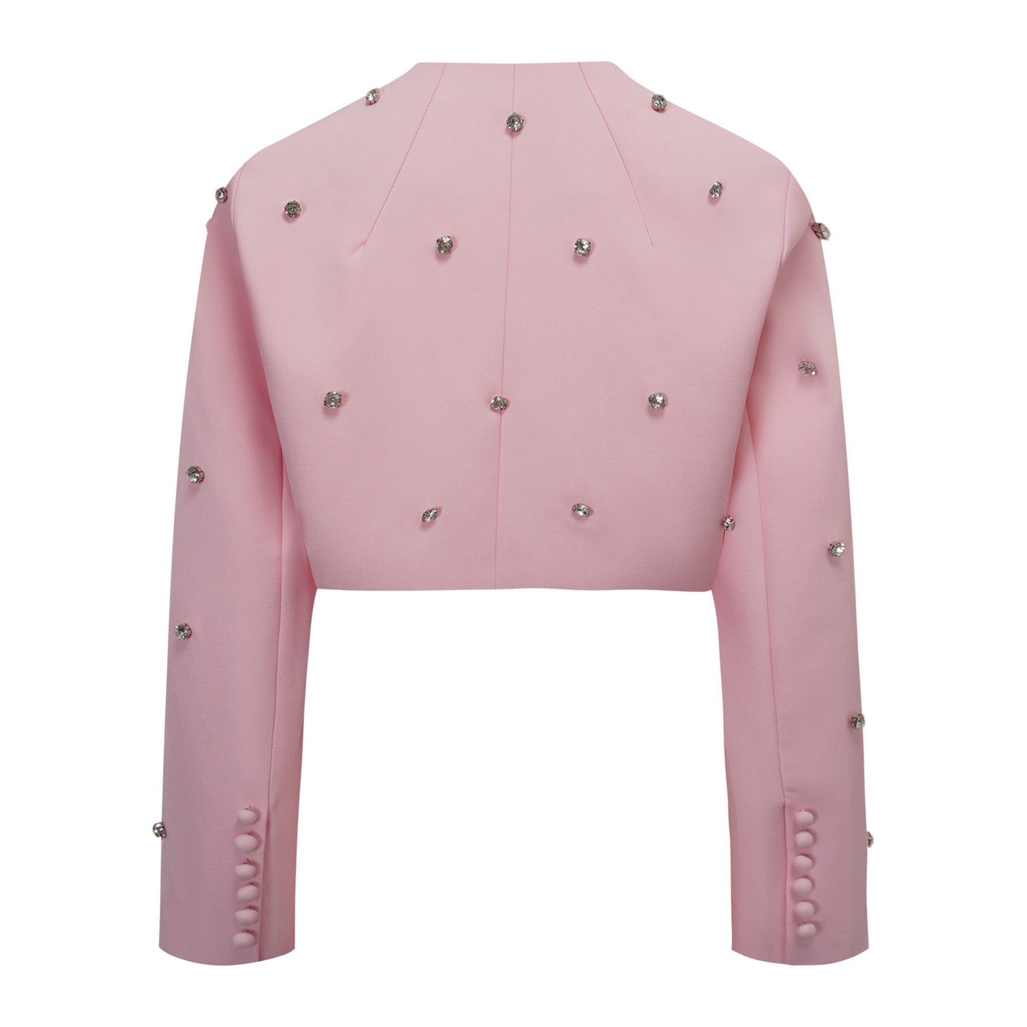 طقم فاليريا المنسجم مزين بالكريستال الوردي