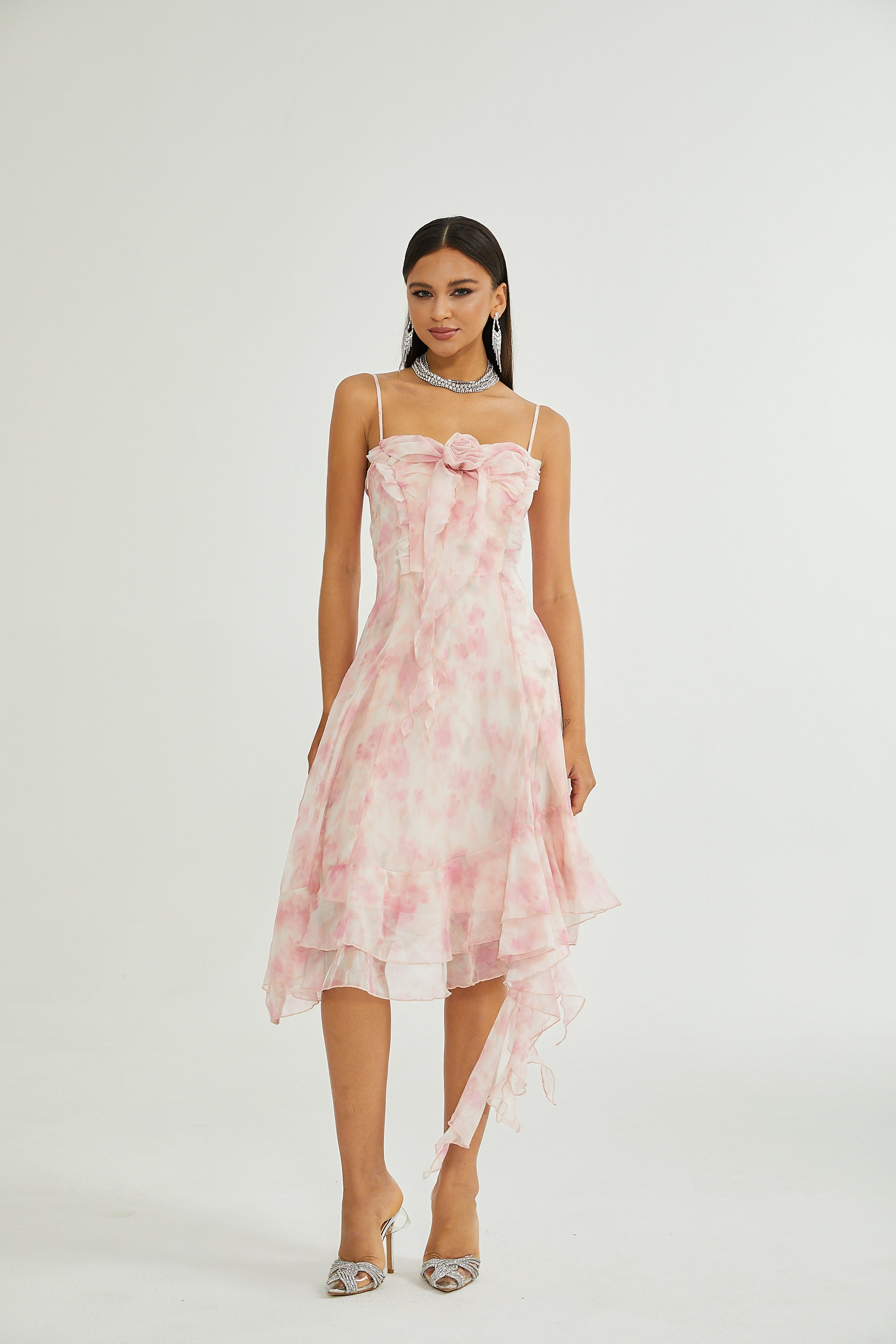 Juliette ruffle floral dress