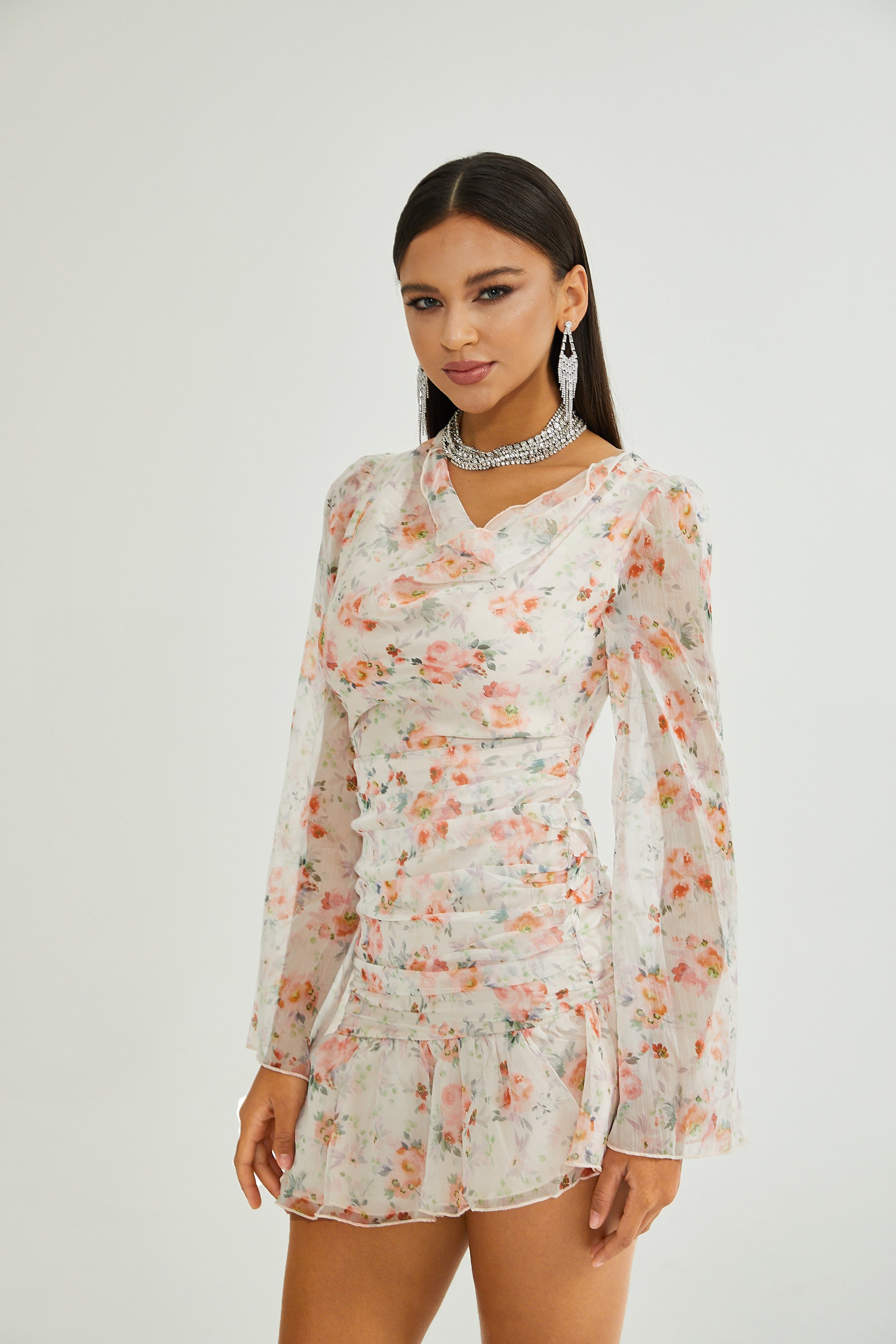 Hermine floral print dress