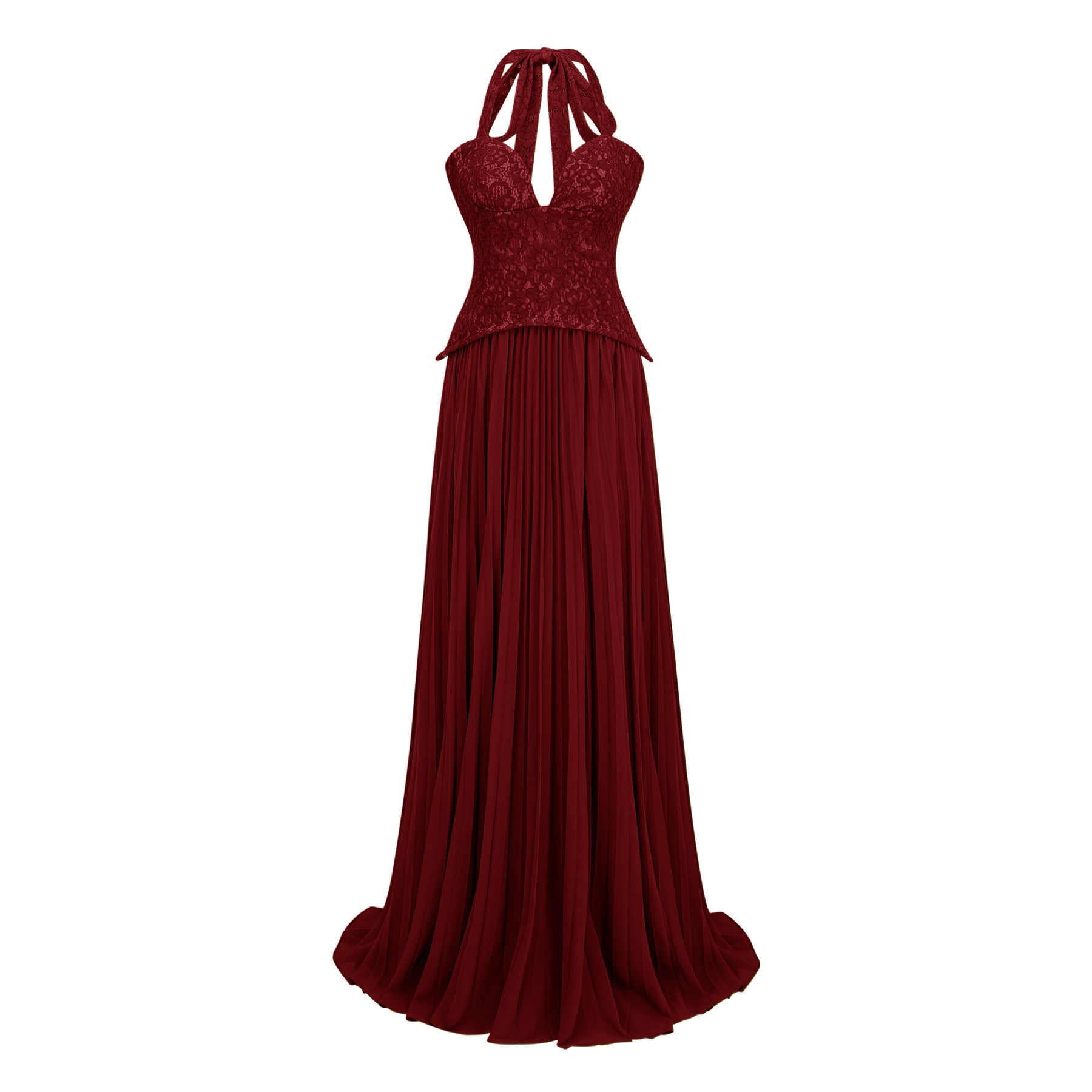 Ronja Ruby Red Corset Gown