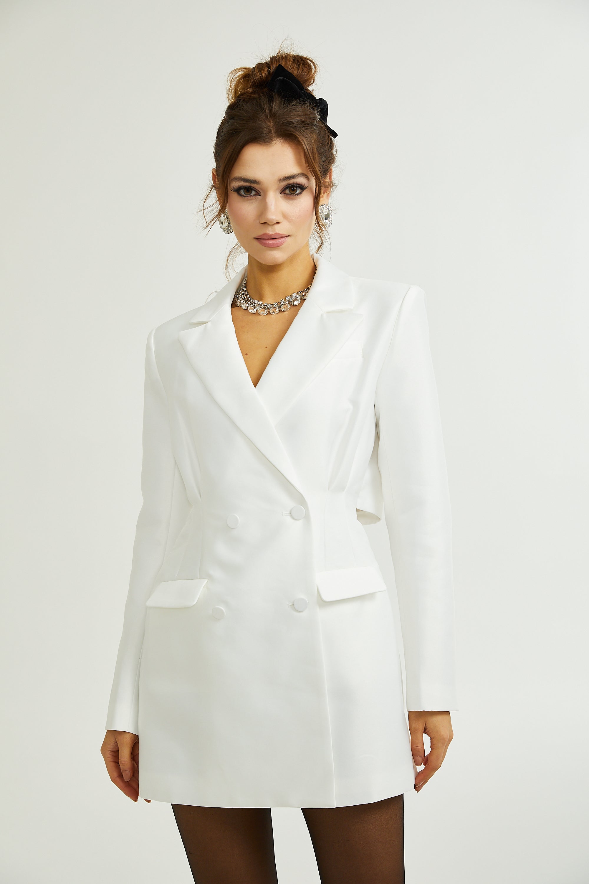 Blanca double-breasted blazer dress