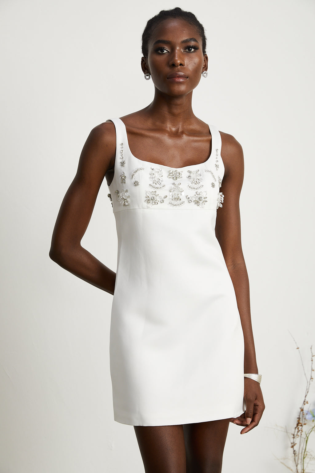 Ardelle Embellished Mini Dress