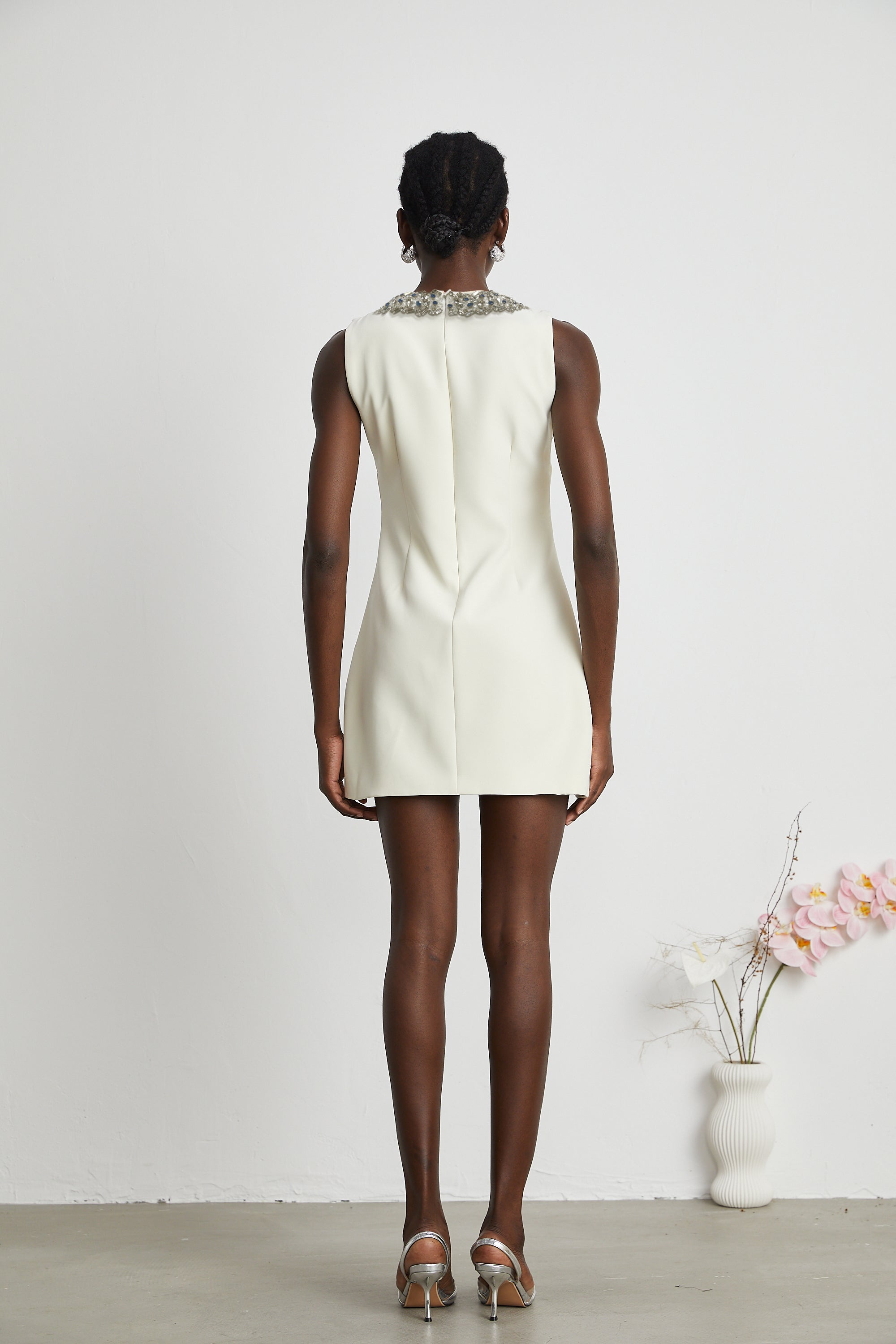 Cécile crystal-embellished mini dress (Final Sale)