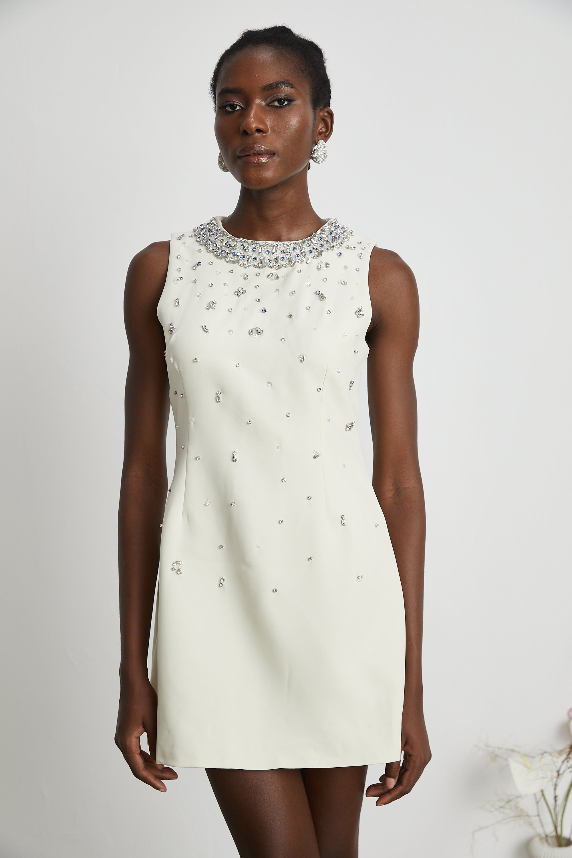 Cécile crystal-embellished mini dress (Final Sale)