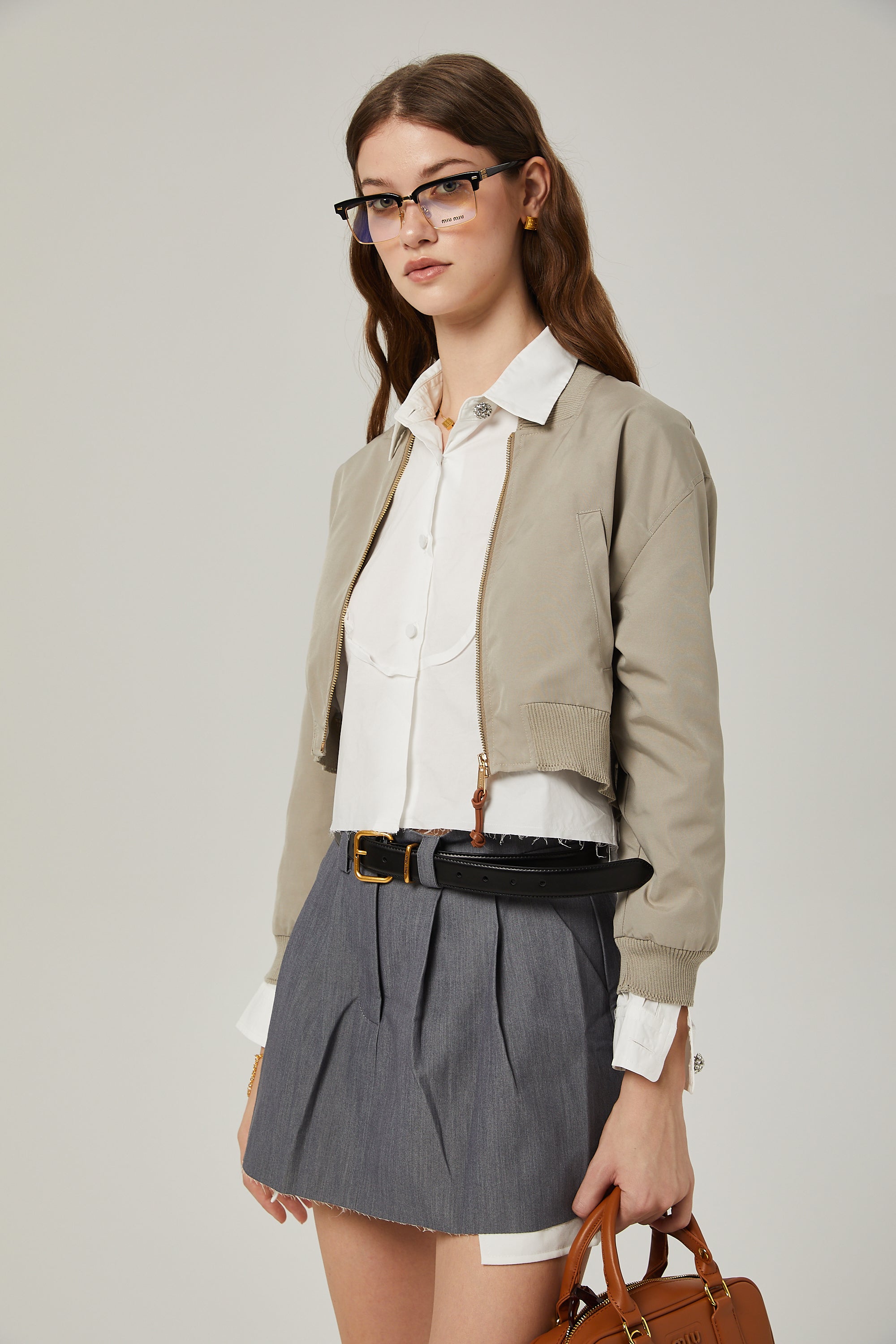 Paloma beige cotton jacket