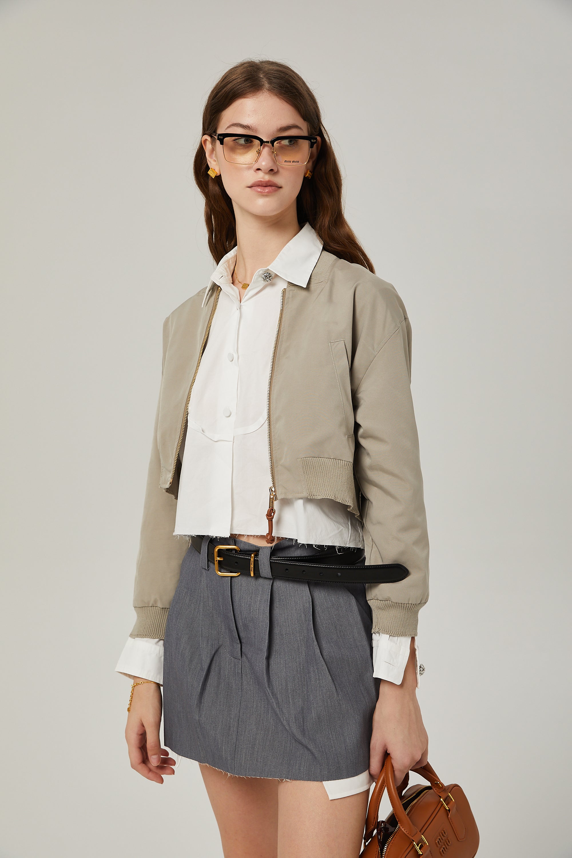 Paloma beige cotton jacket