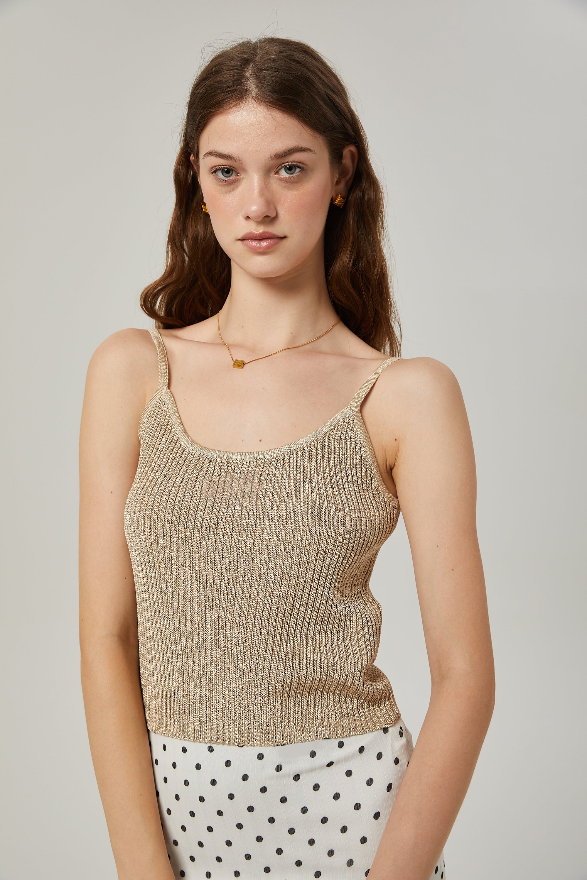 Aiza knitted tank top