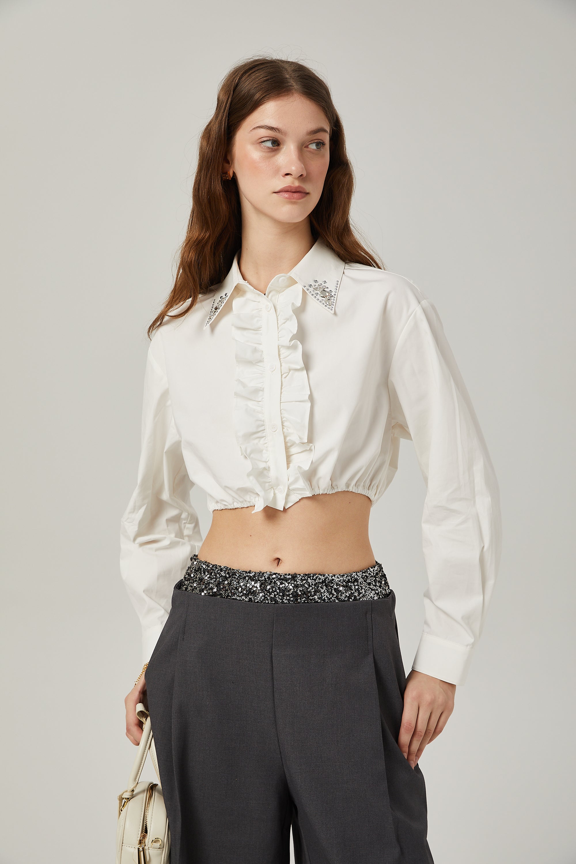 Éléonore crystal embellished pants