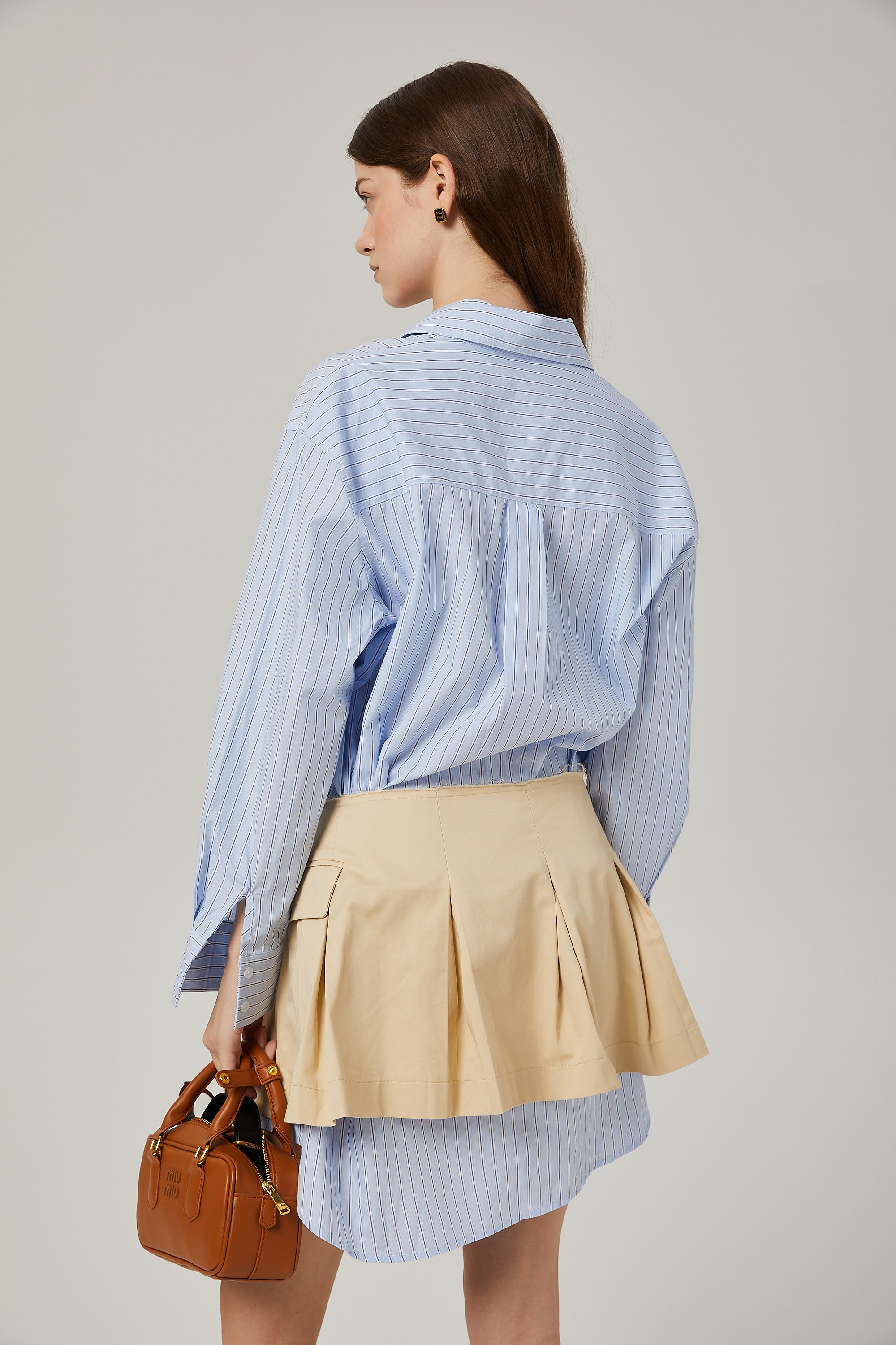 Gisèle deconstructed shirt & skirt matching set
