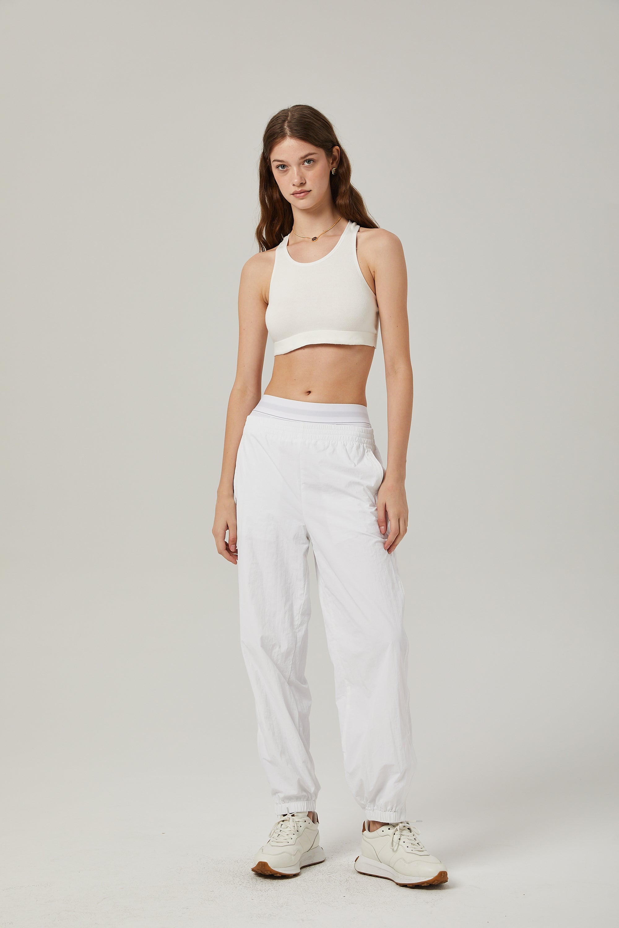 Cordelia seamless cotton cropped top