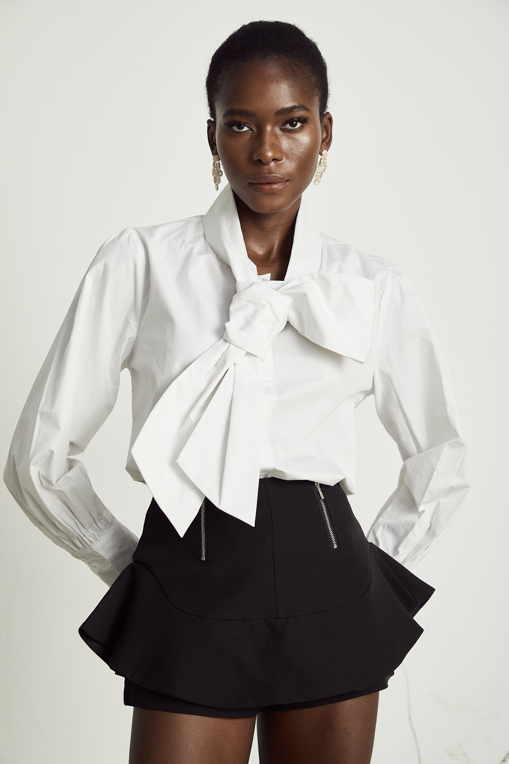 Solène tie-front shirt