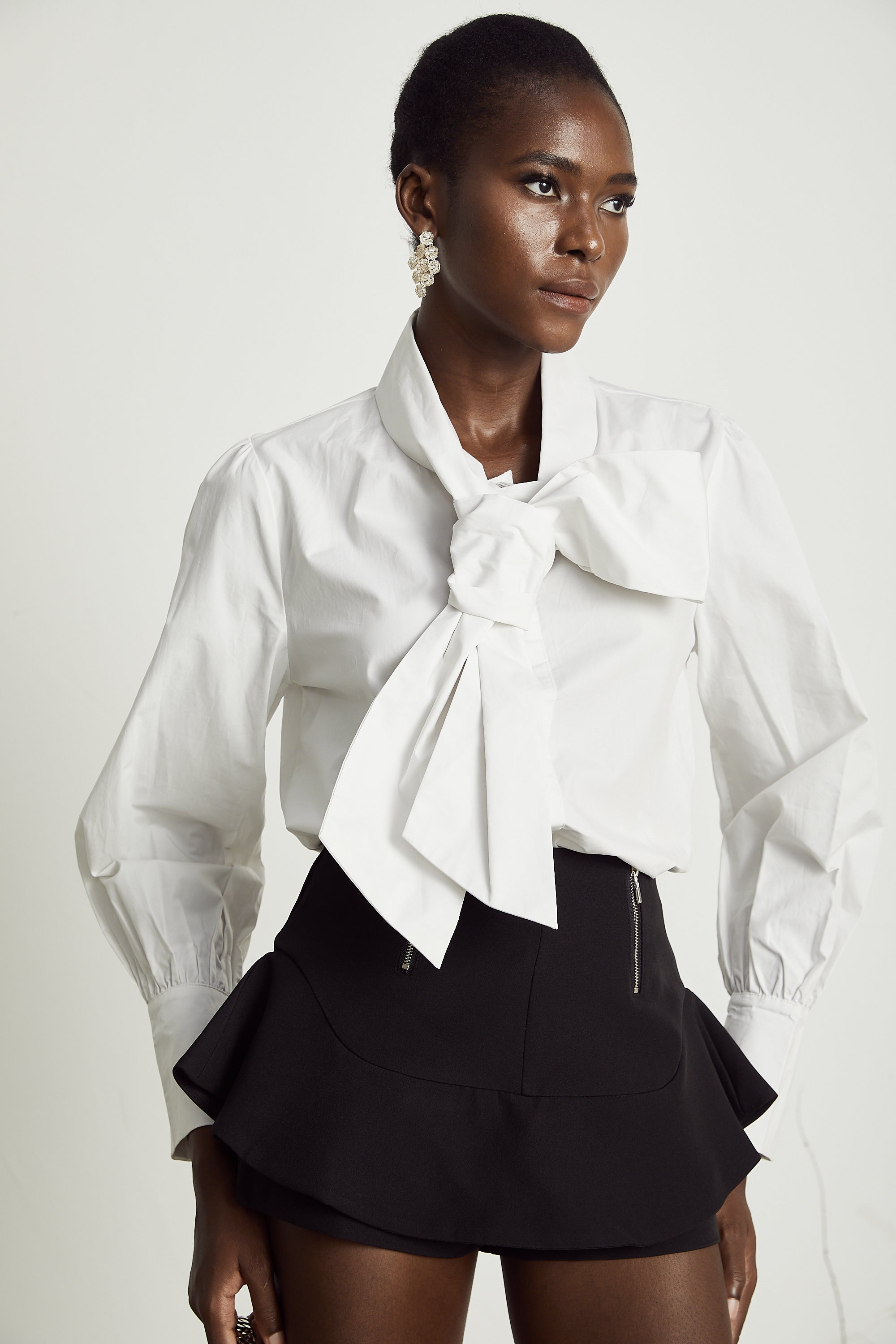 Solène tie-front shirt