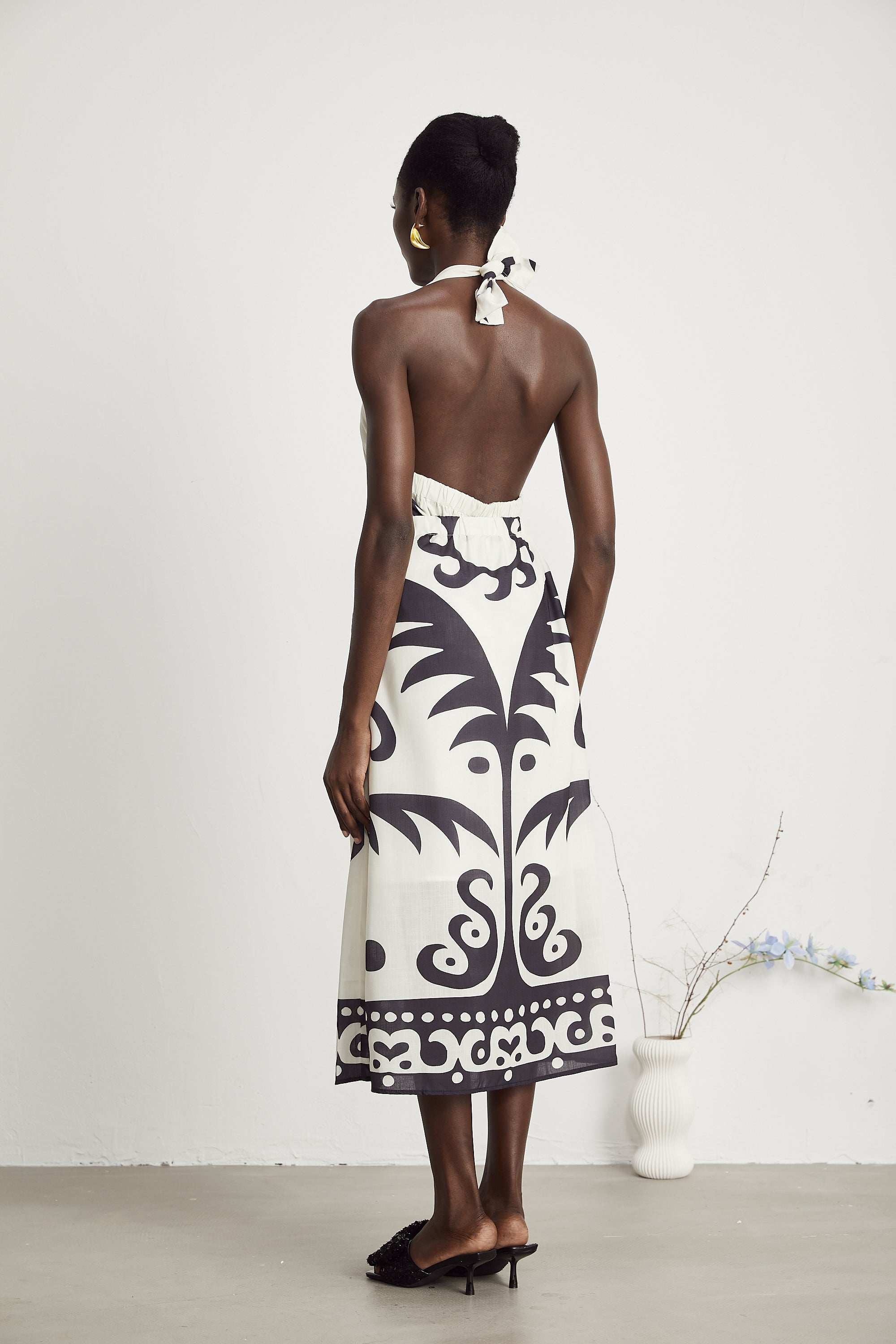 Mademoiselle graphic-print top & skirt matching set