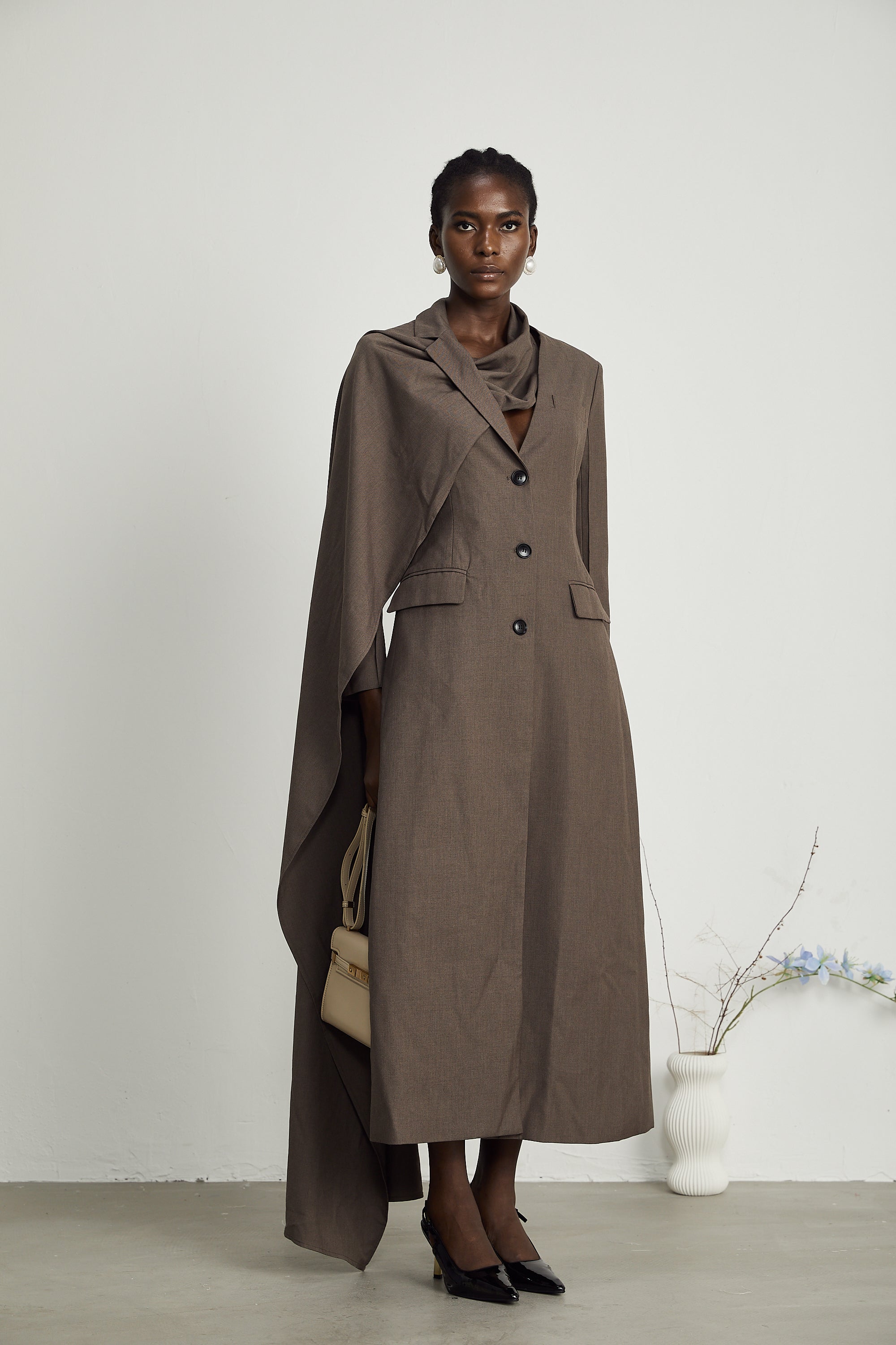 Cyrielle Trenchcoat mit Schalkragen 