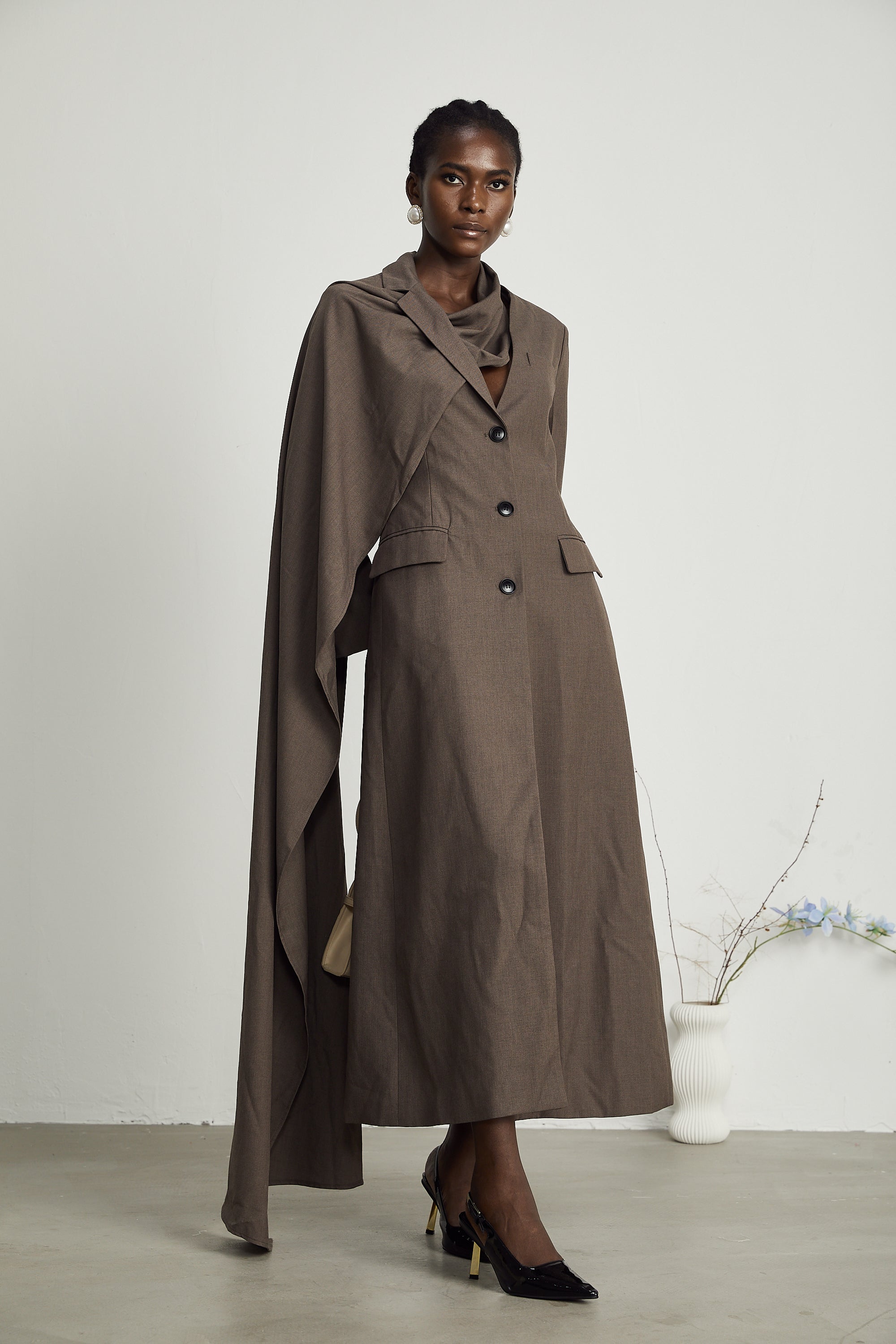 Cyrielle Trenchcoat mit Schalkragen 