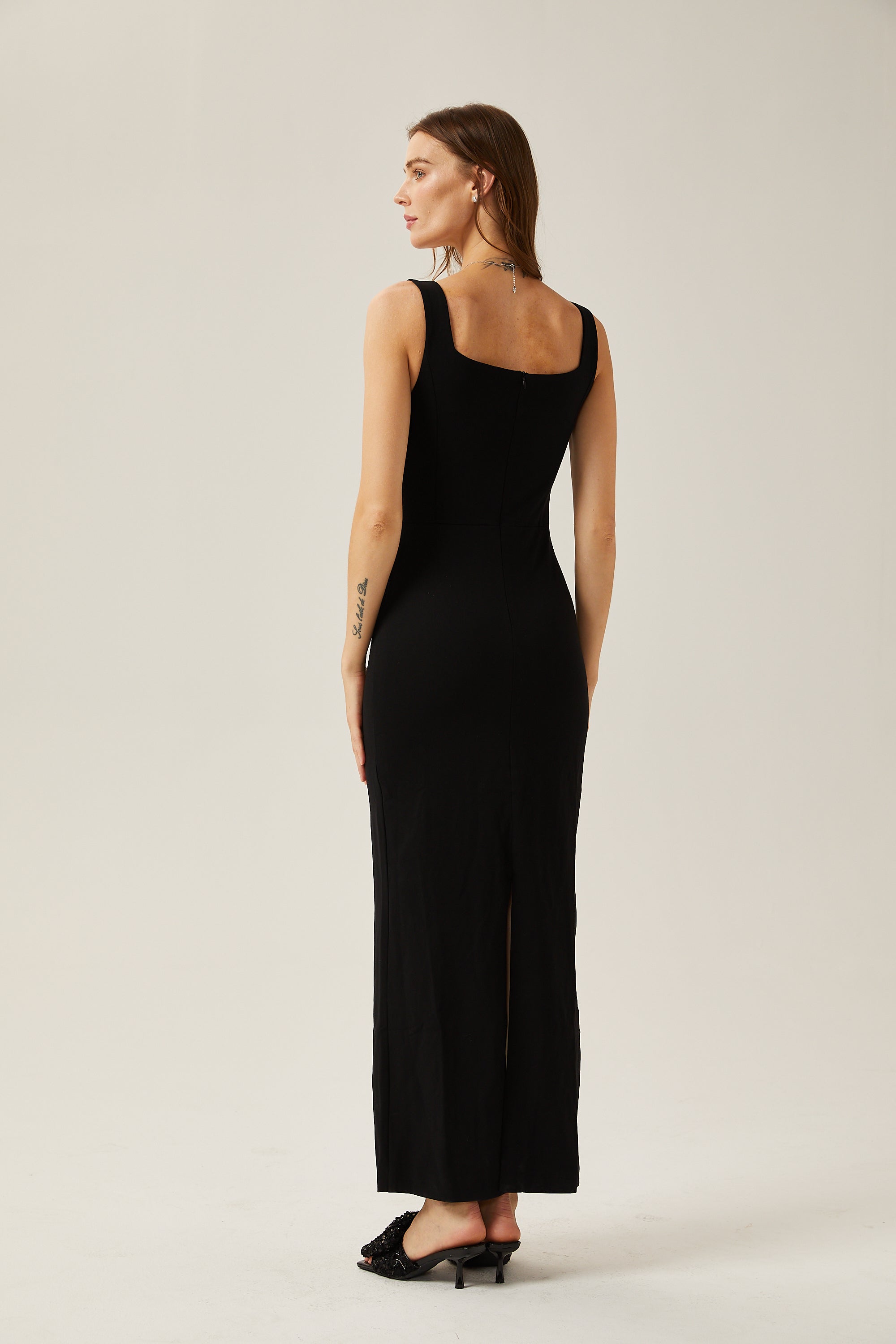 Juliette crystal-embellished sleeveless maxi dress