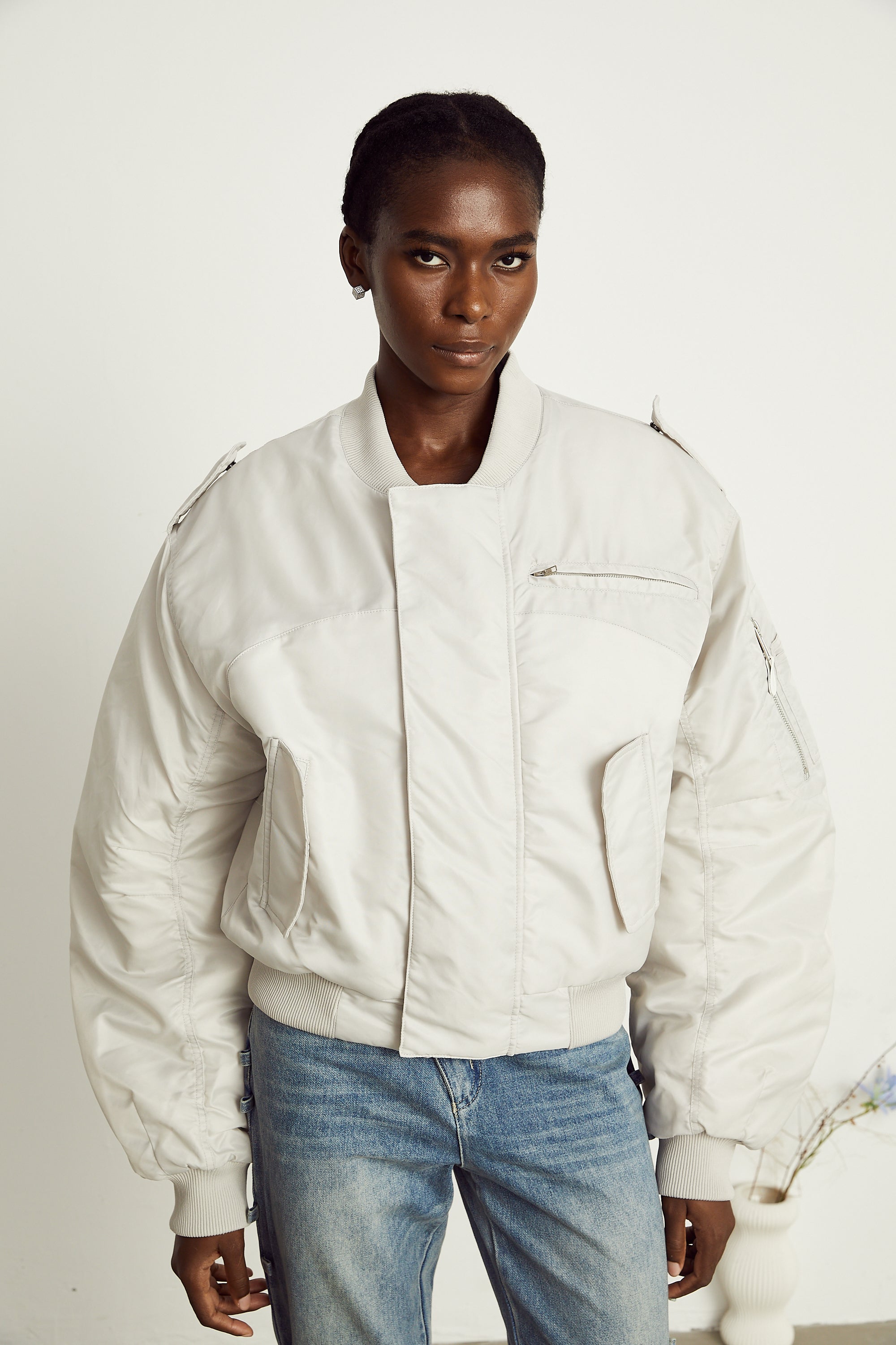 Cordélia padded bomber jacket