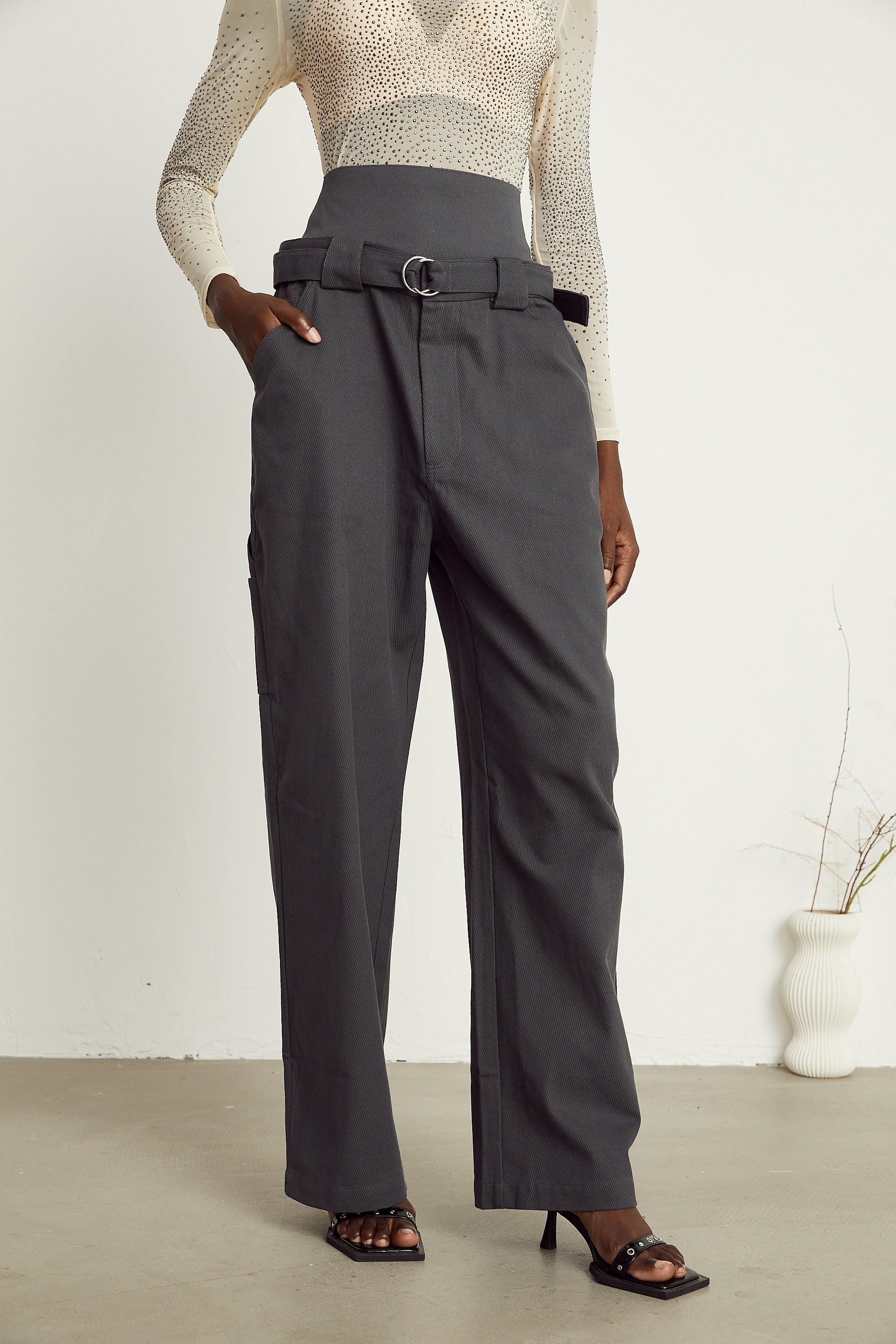 Briac knit-band cargo pants