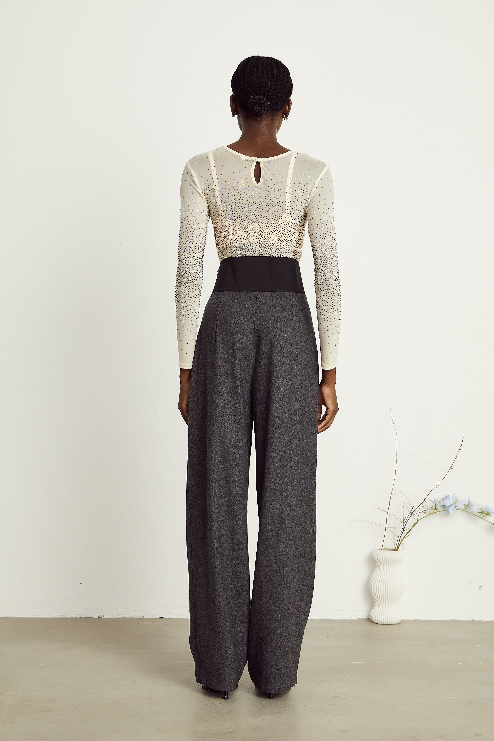 Colette double-buckle trousers