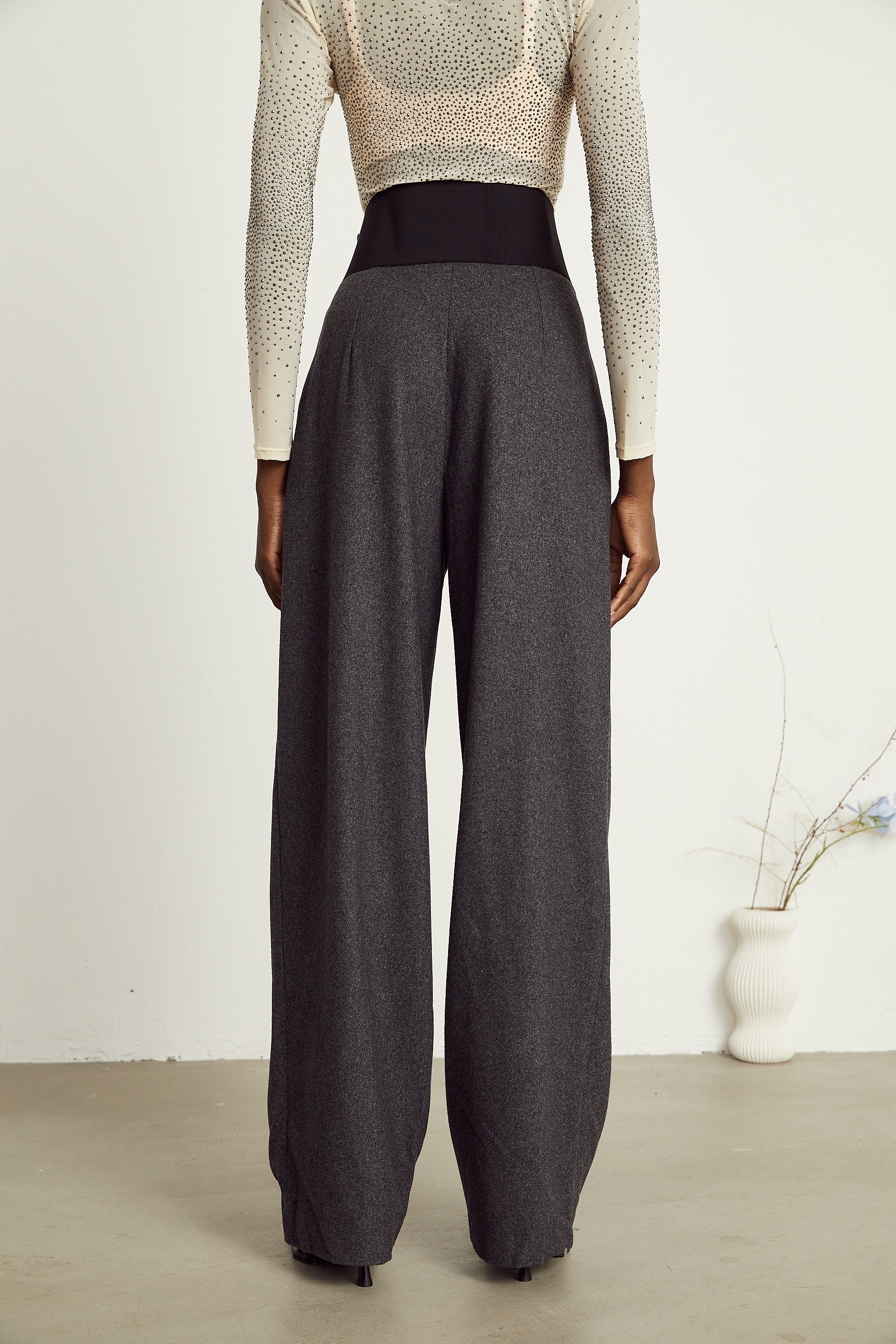 Colette double-buckle trousers