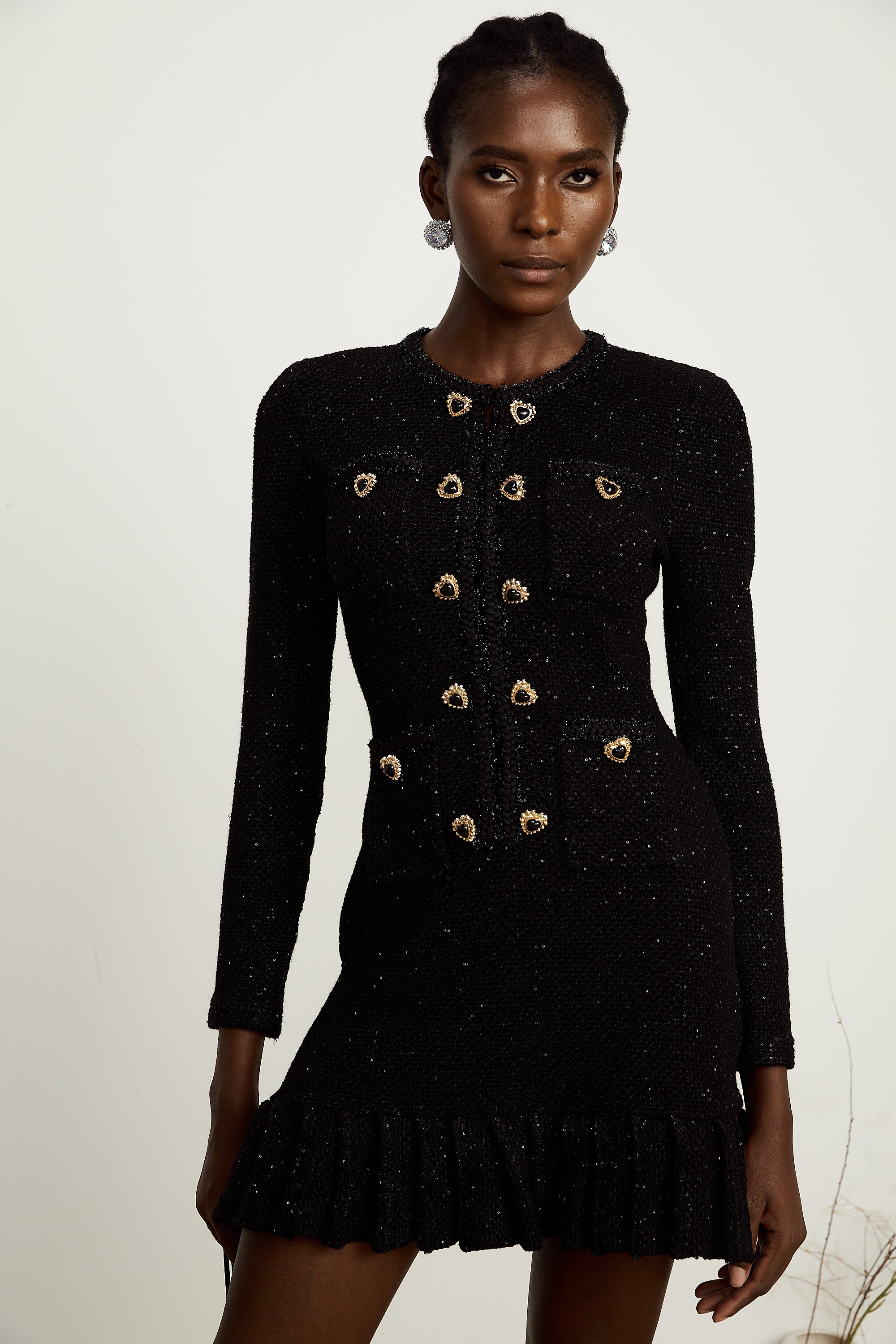 Éliane sequin-embellished mini dress