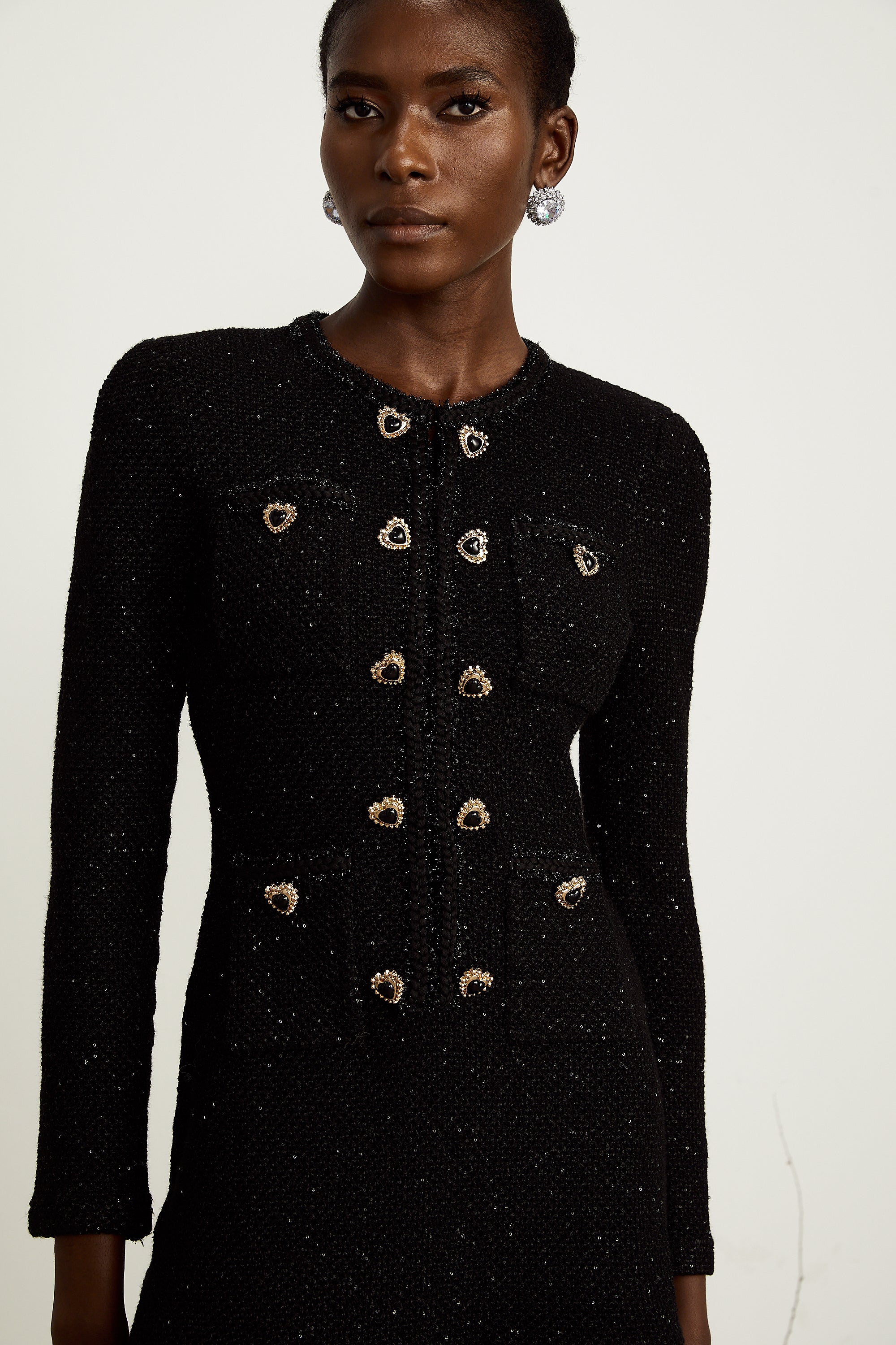 Éliane sequin-embellished mini dress