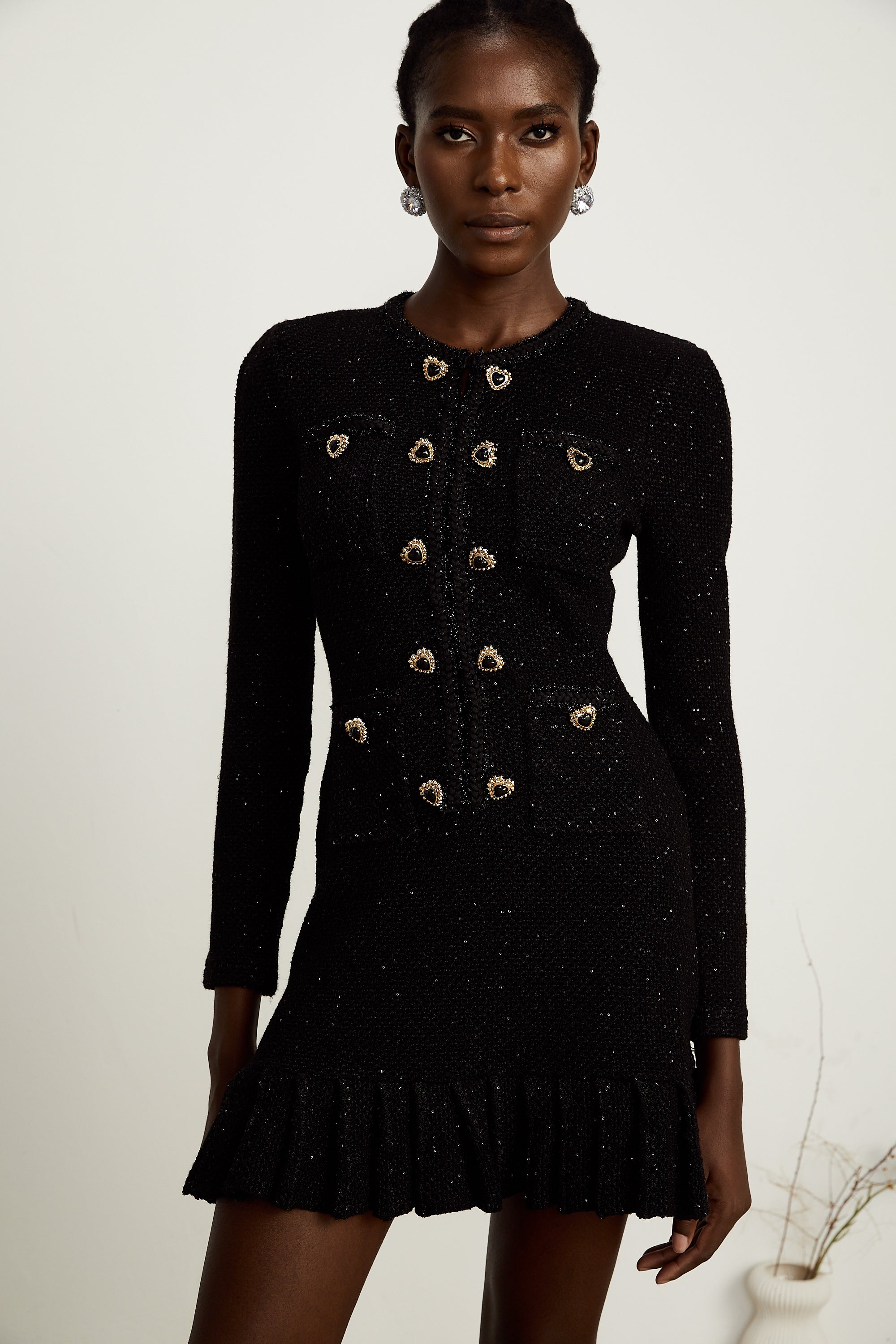 Éliane sequin-embellished mini dress