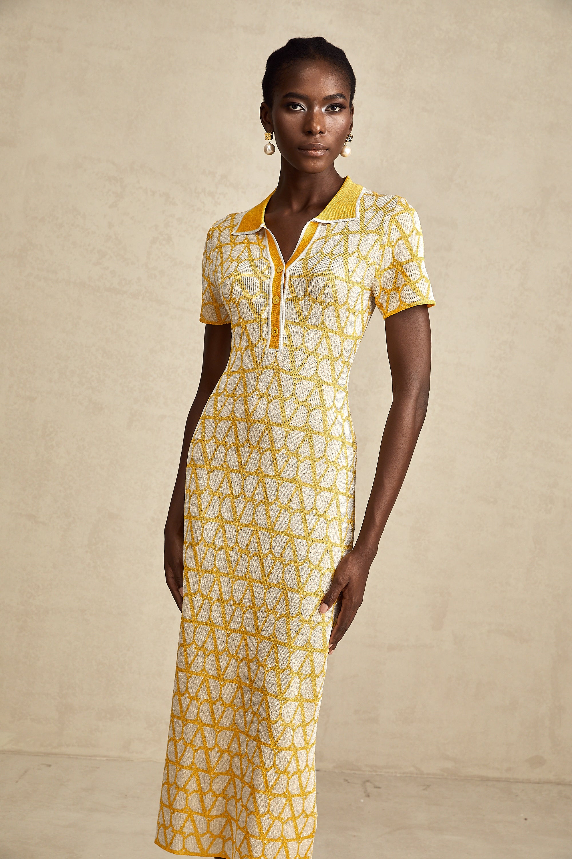 Madeleine toile iconograph jacquard midi dress