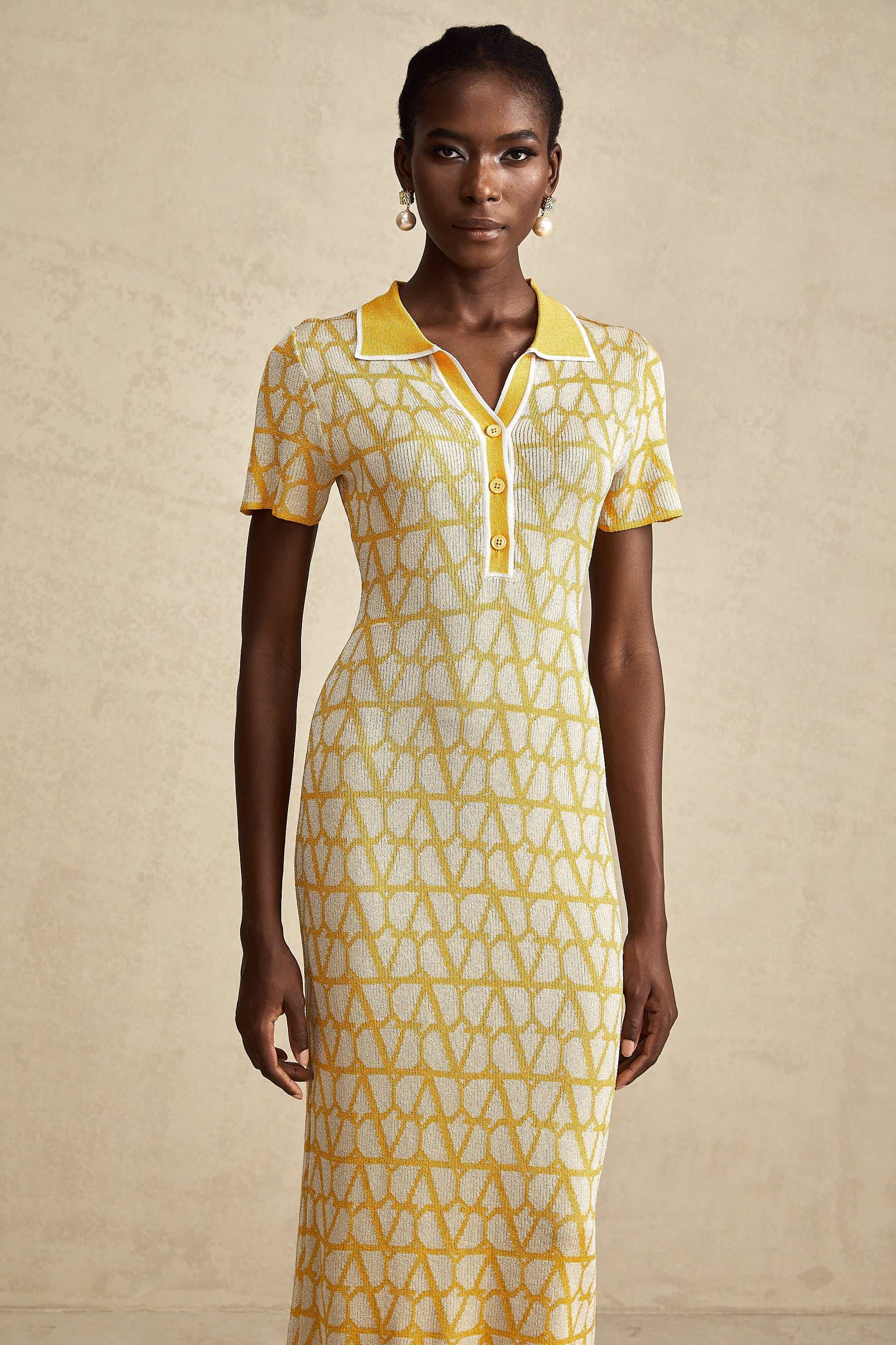 Madeleine toile iconograph jacquard midi dress