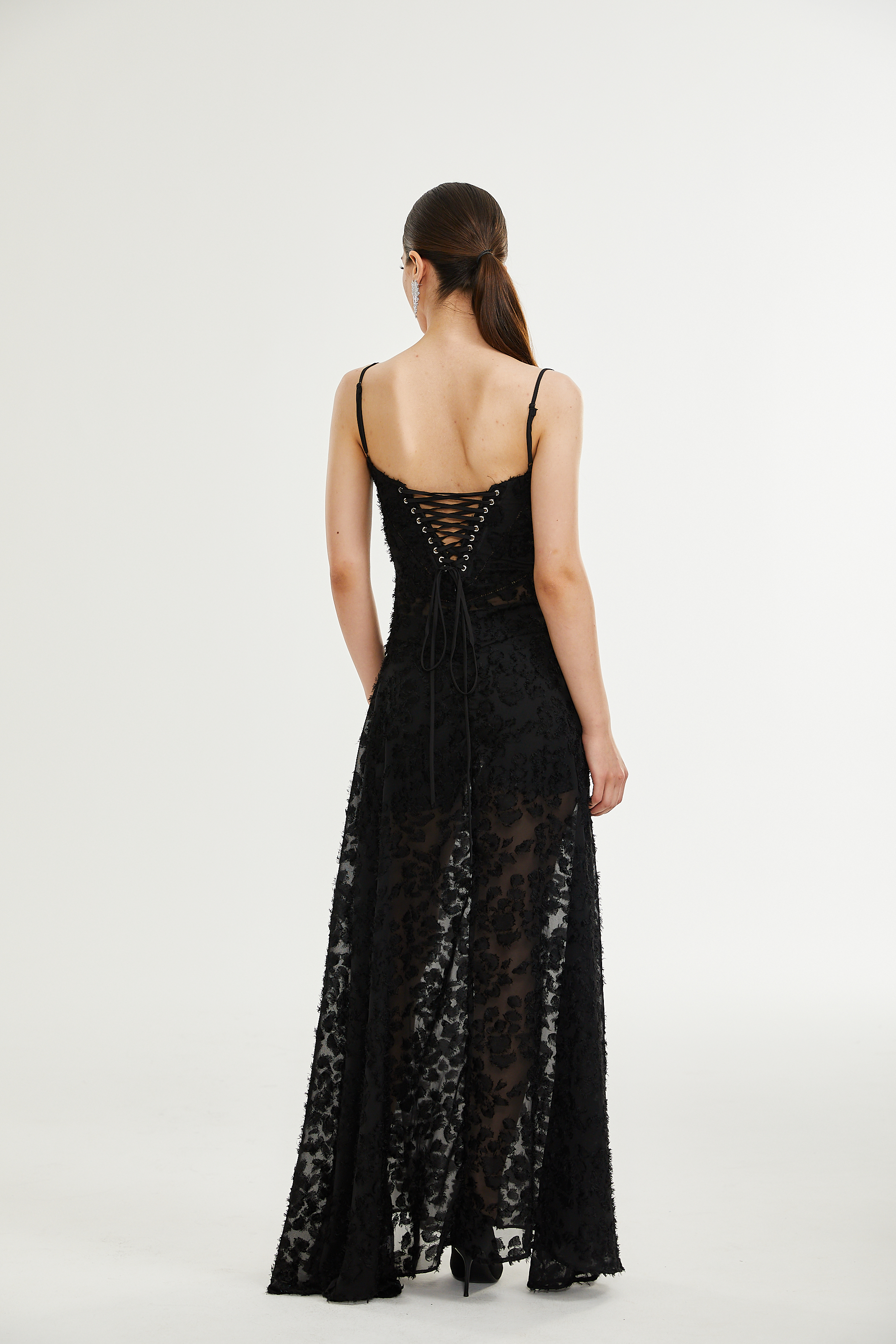 Emmelina floral lace maxi dress