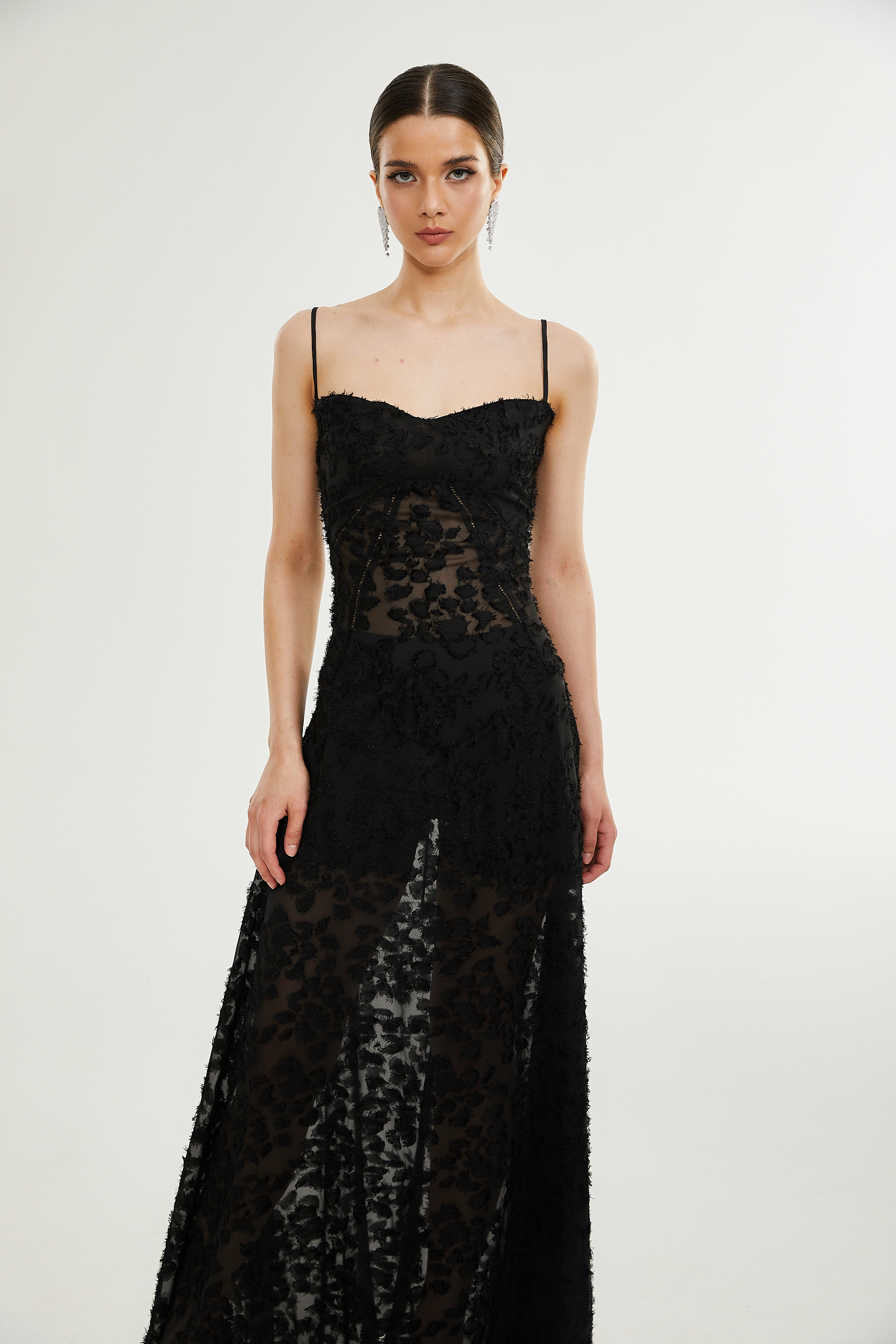 Emmelina floral lace maxi dress