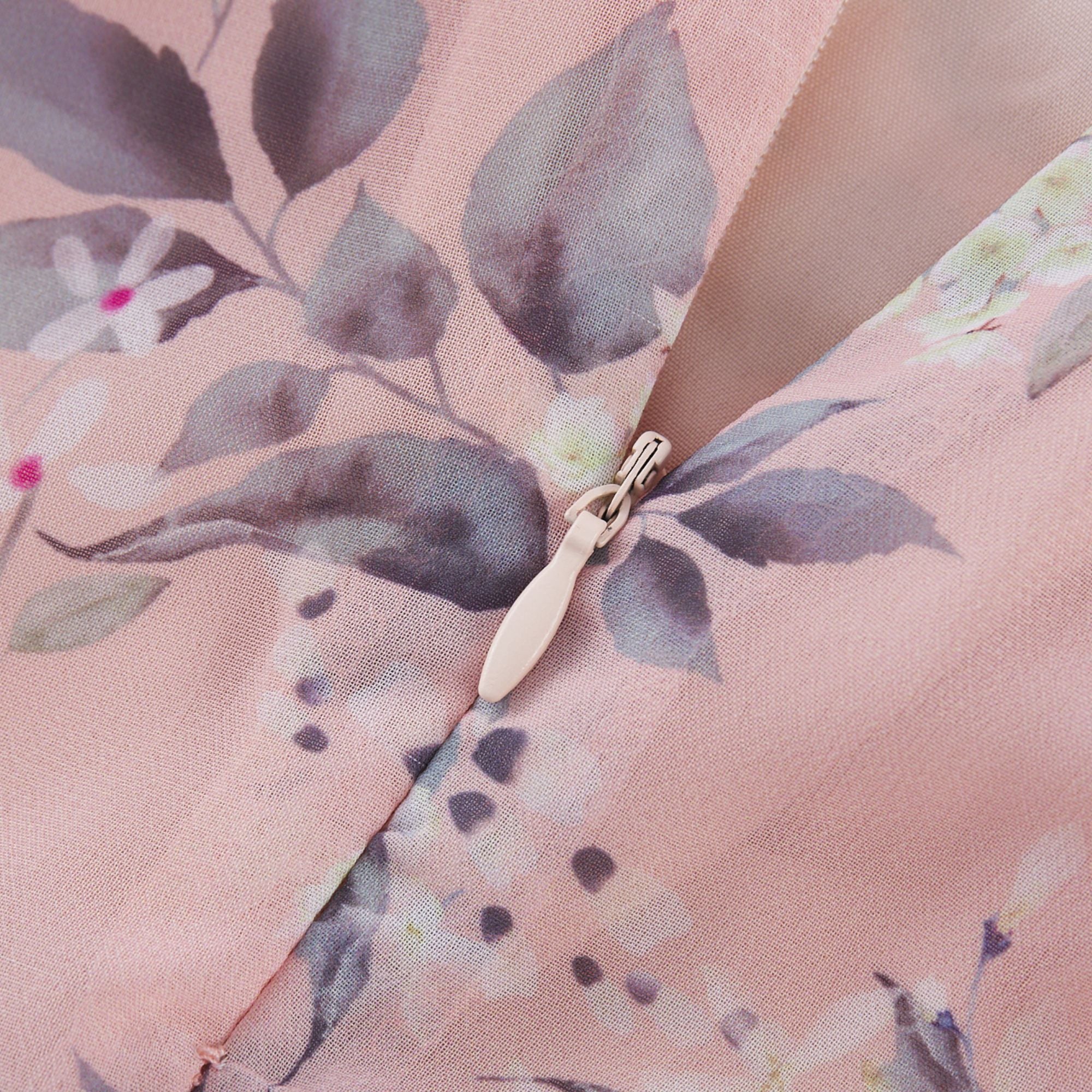 Véronique cut-out floral printed maxi dress
