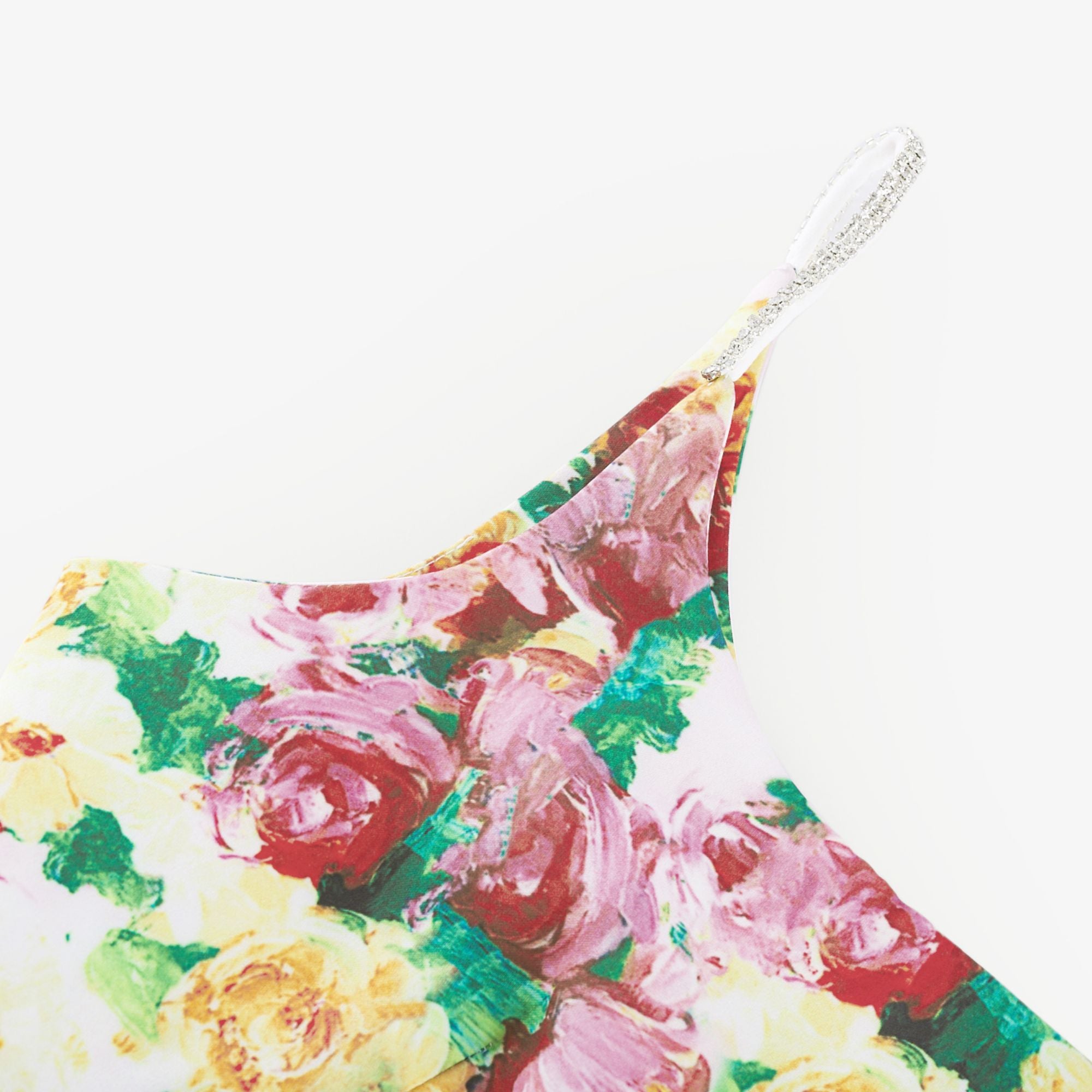 Louise floral-print mini dress