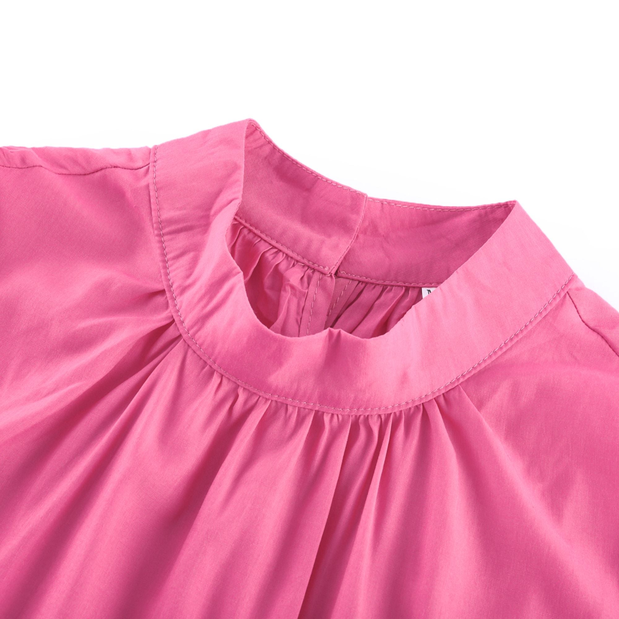 Mathilde pink ruffled top & skirt matching set