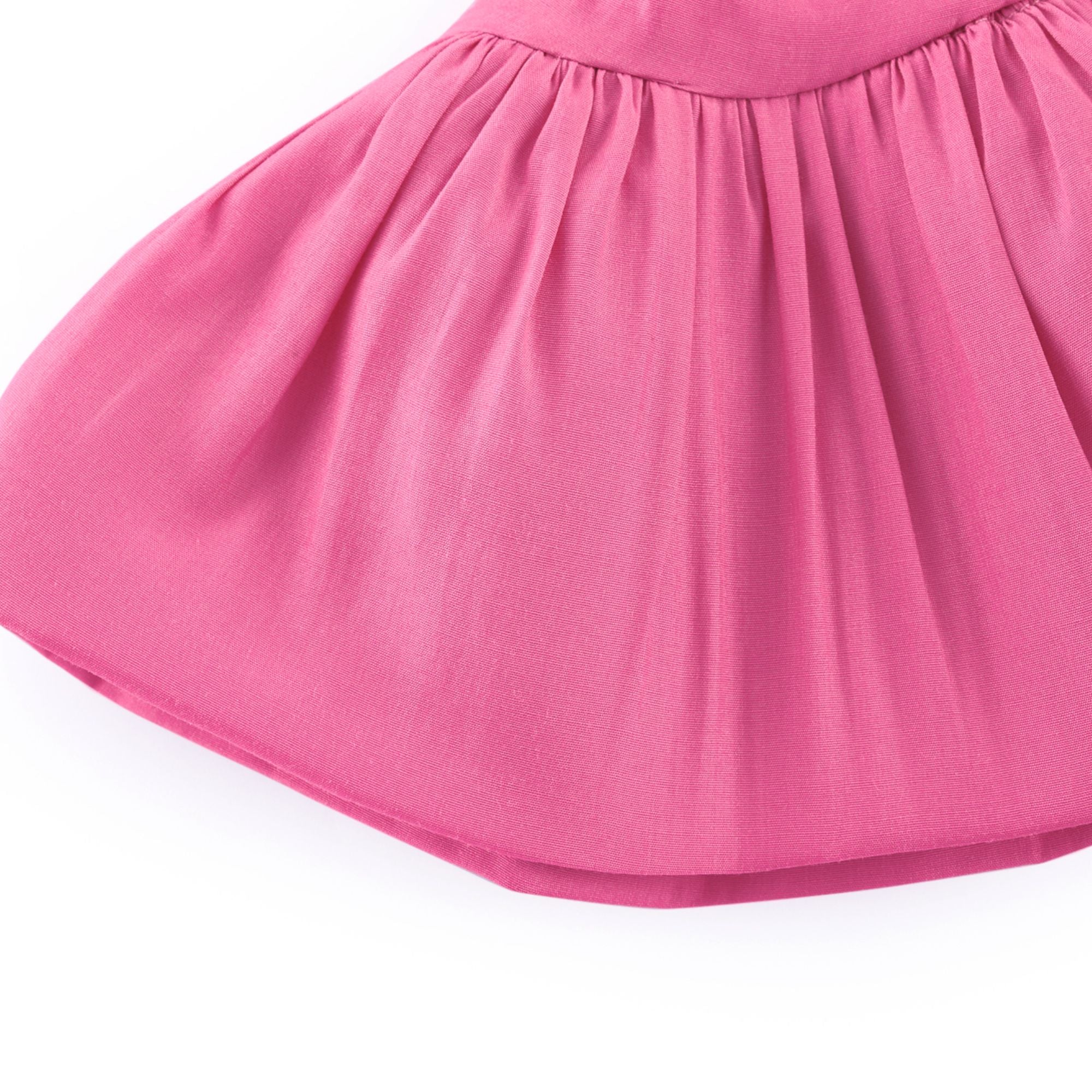 Mathilde pink ruffled top & skirt matching set