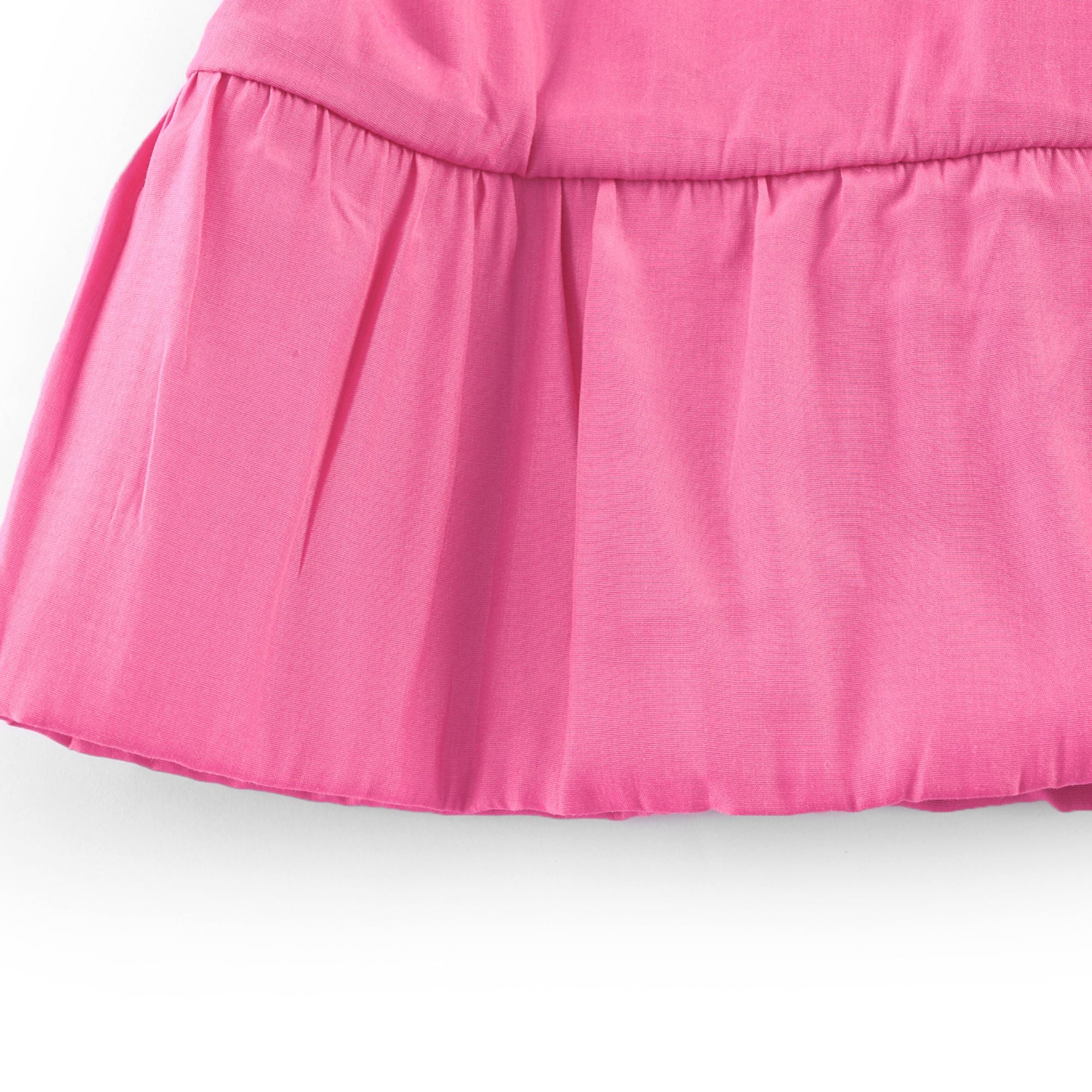 Mathilde pink ruffled top & skirt matching set