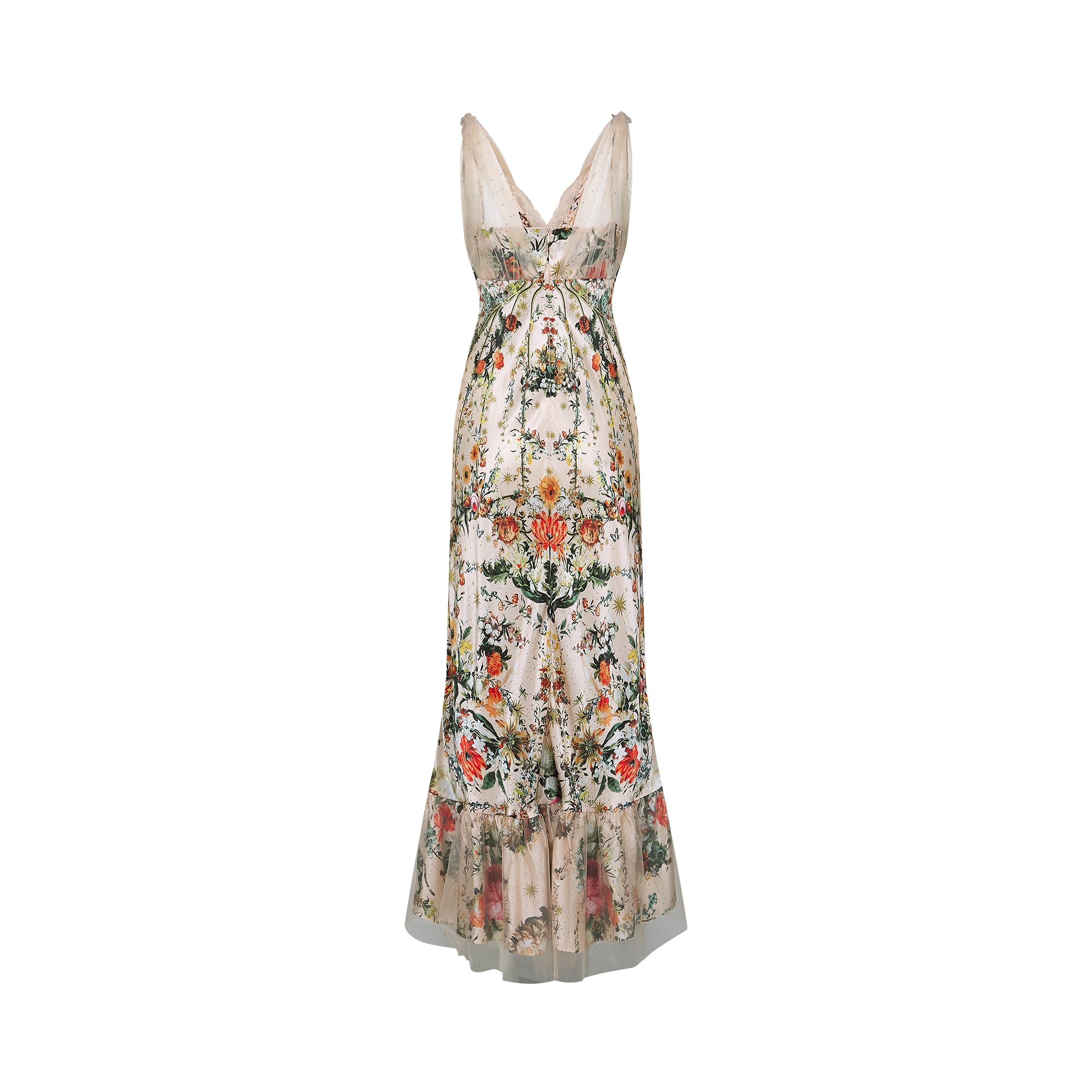 Solada embellished floral-print maxi dress (US Only)