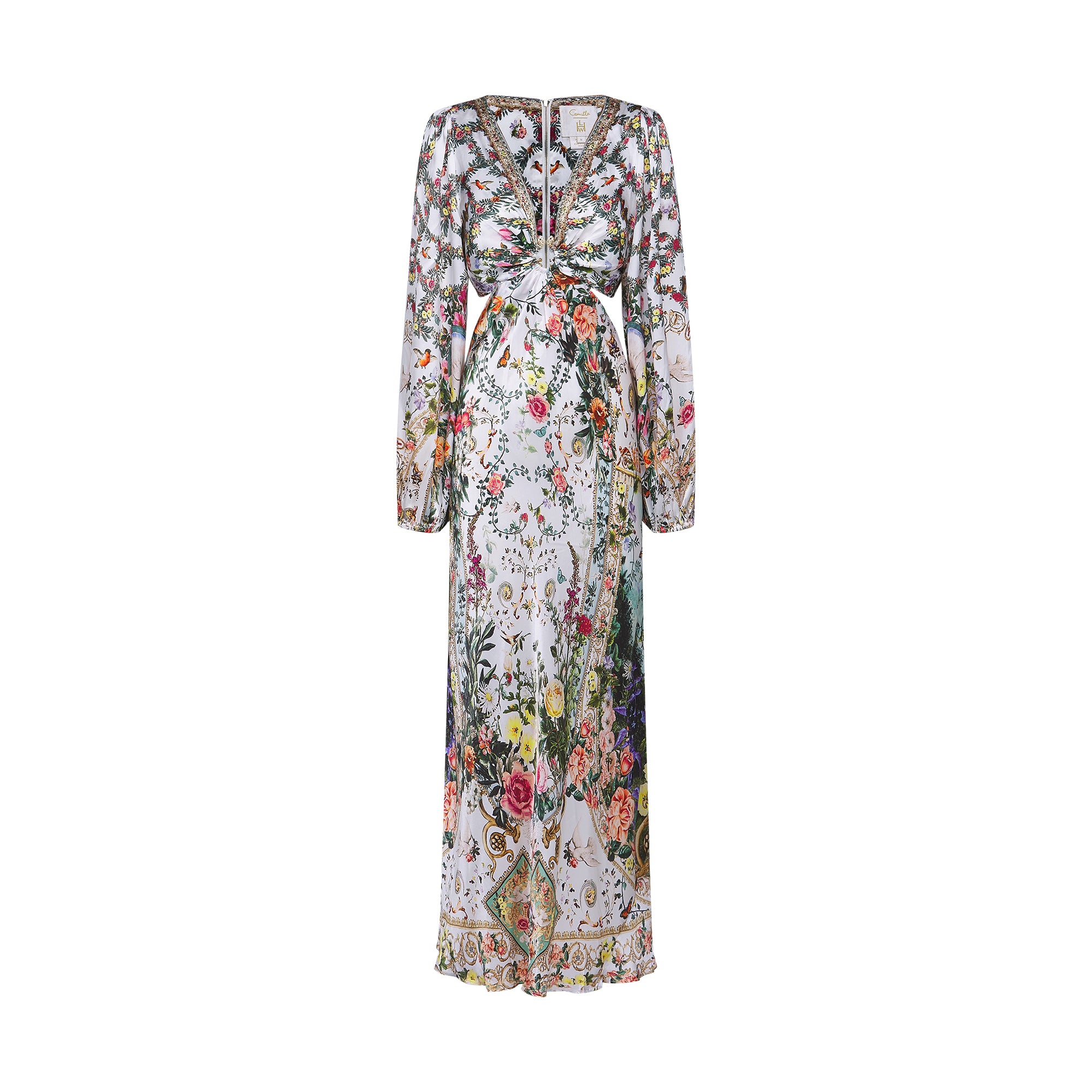 Tallulah embellished cut-out maxi dress