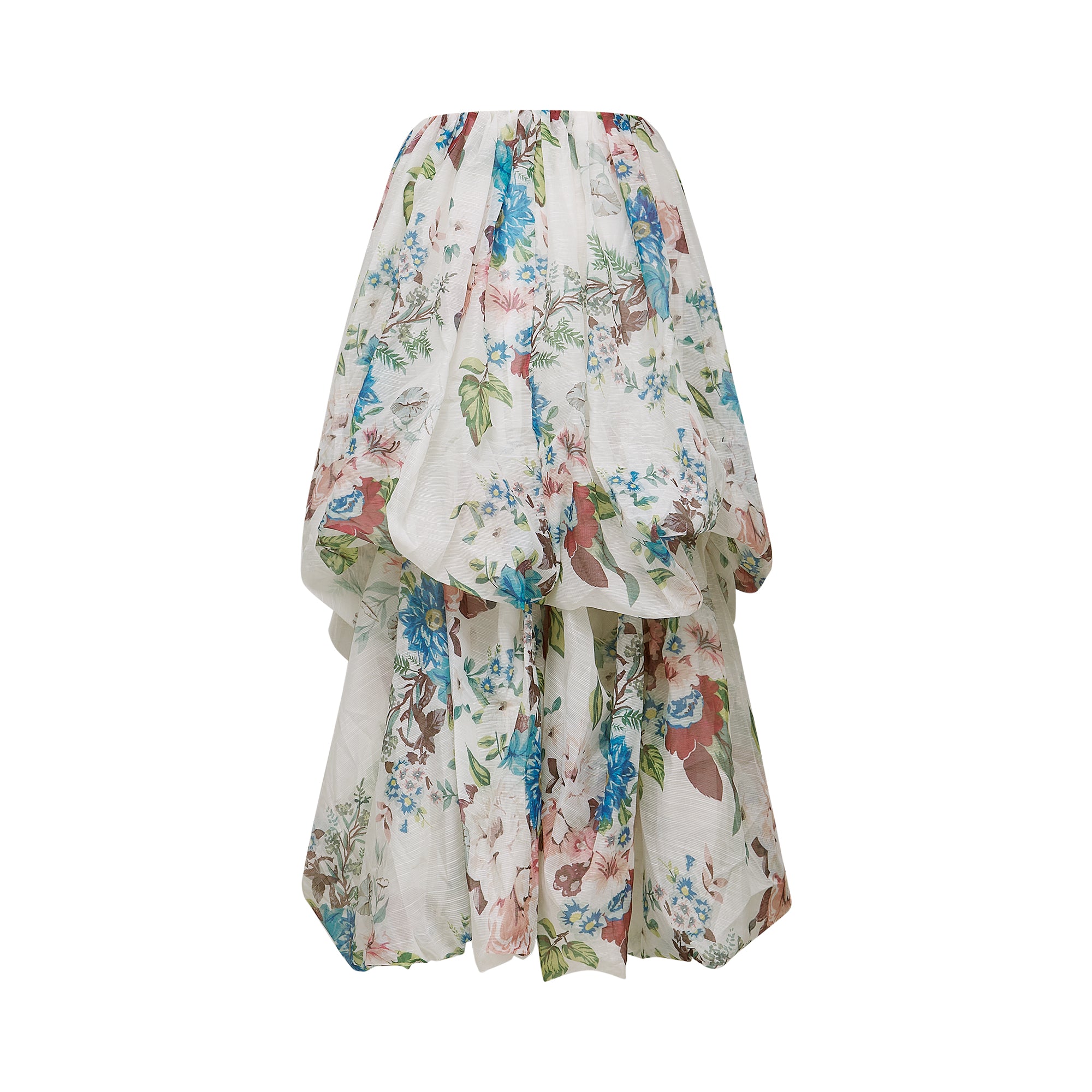 Mélisande floral-print top & skirt matching set