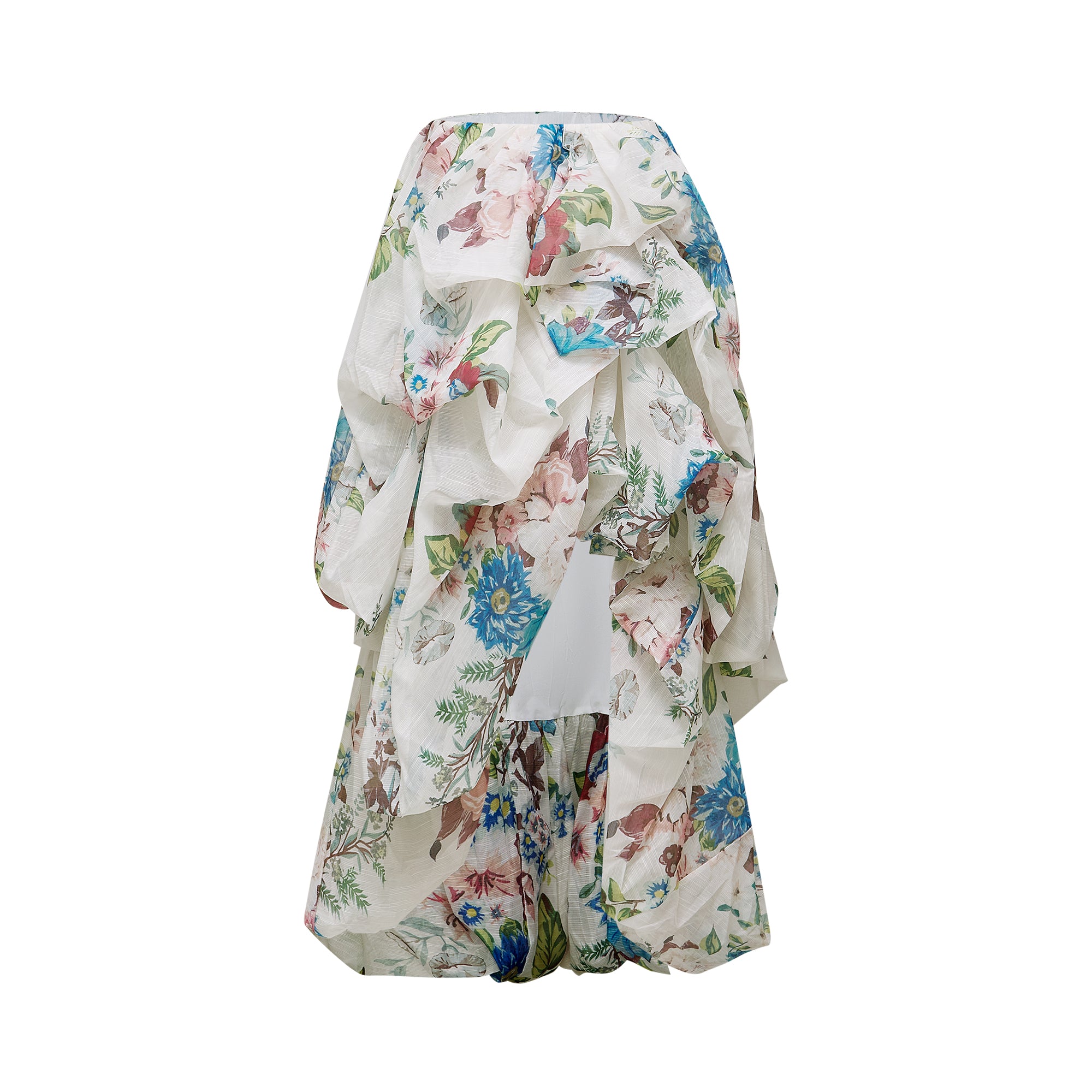 Mélisande floral-print top & skirt matching set