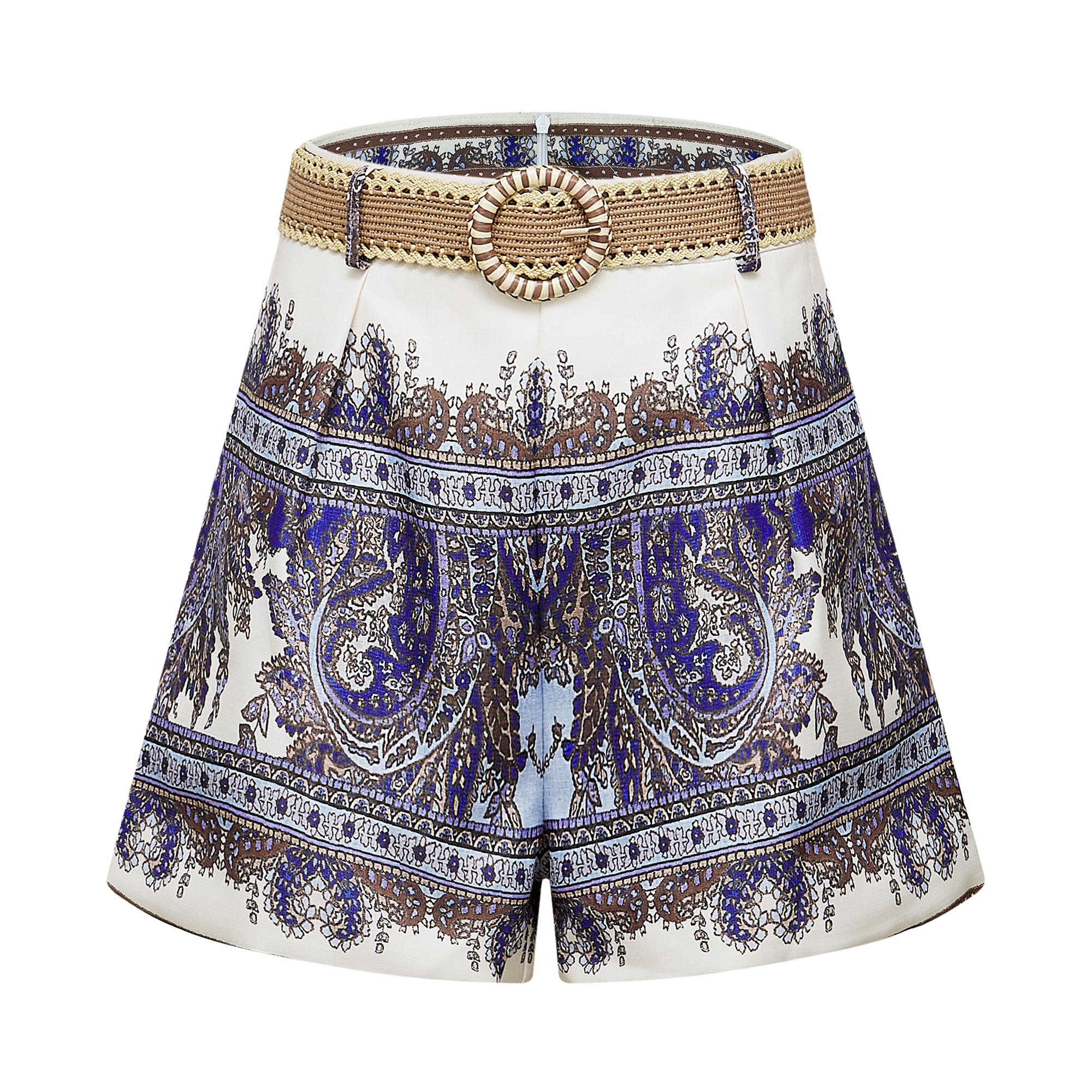 Mélisande pattern-print shirt & shorts matching set