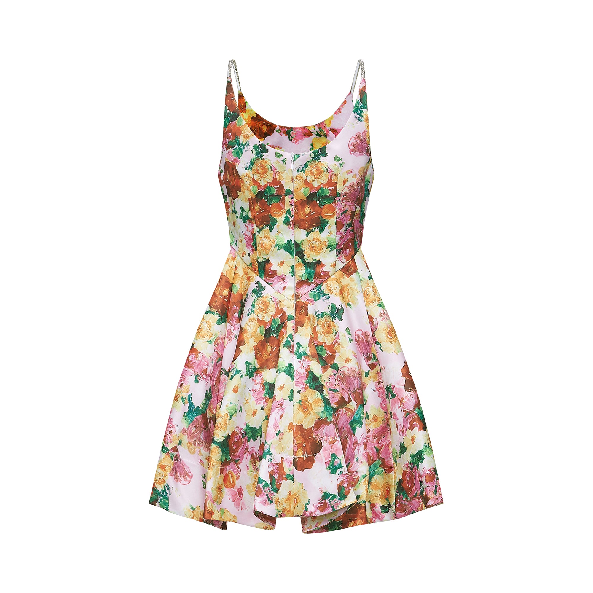 Louise floral-print mini dress