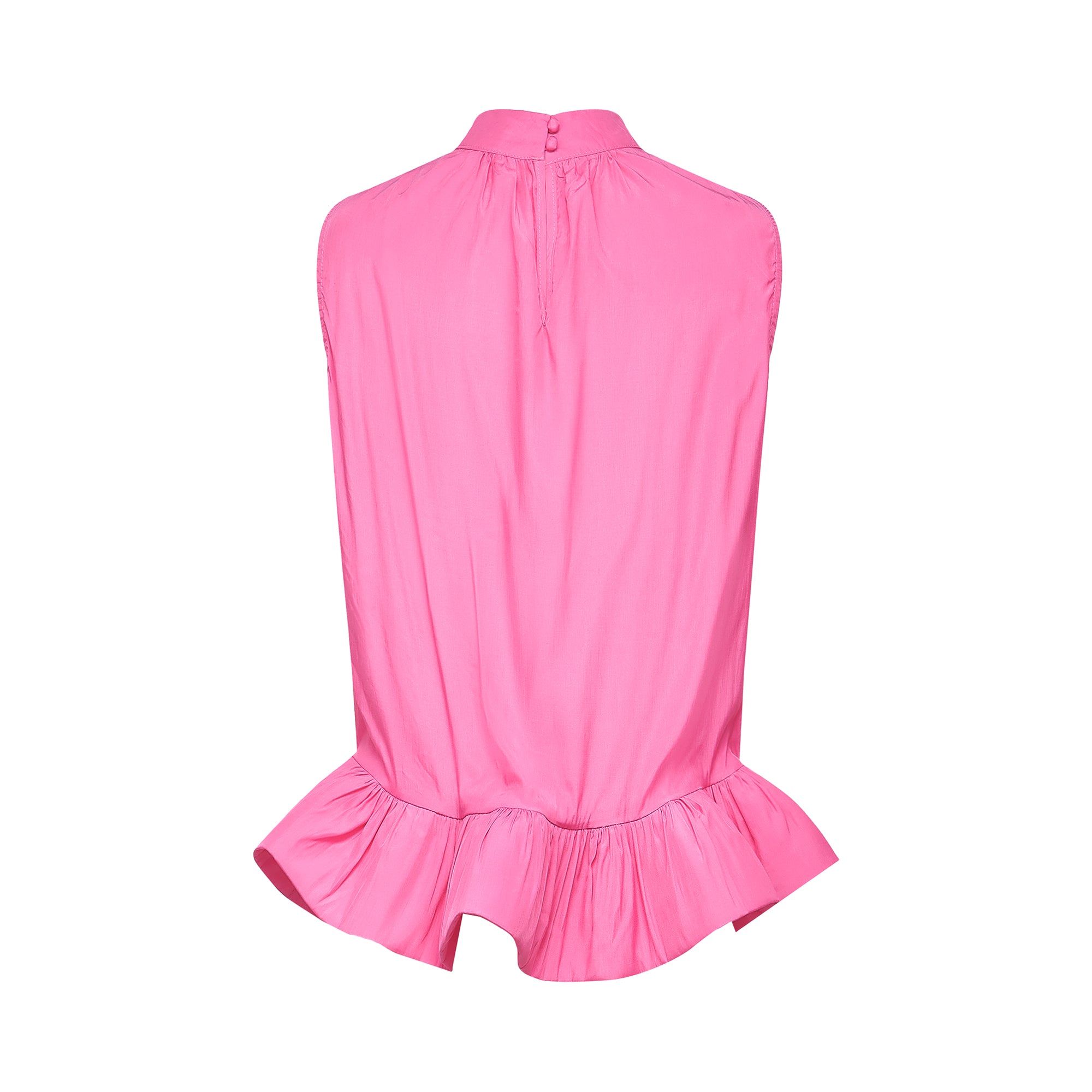 Mathilde pink ruffled top & skirt matching set