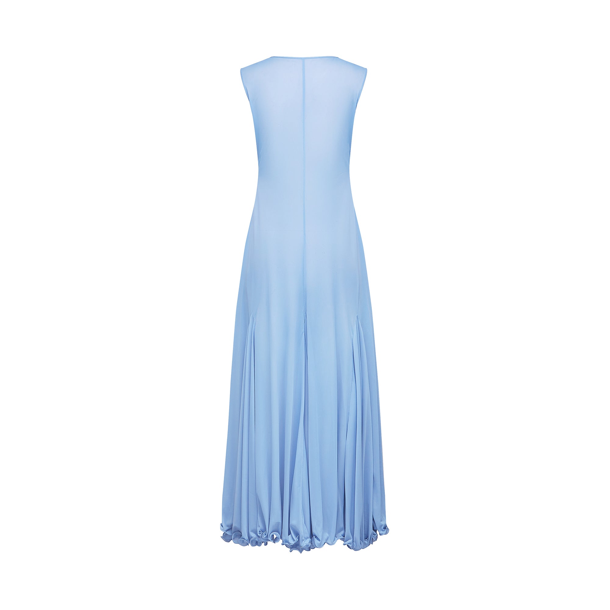 Faena plissiertes Jersey-Maxikleid